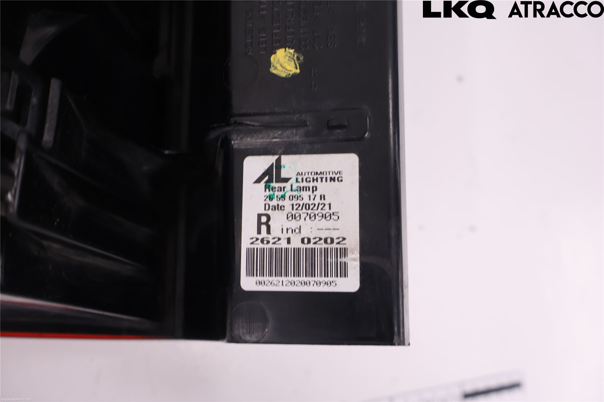 Dacia DUSTER 10-17 Baklykt Høyre