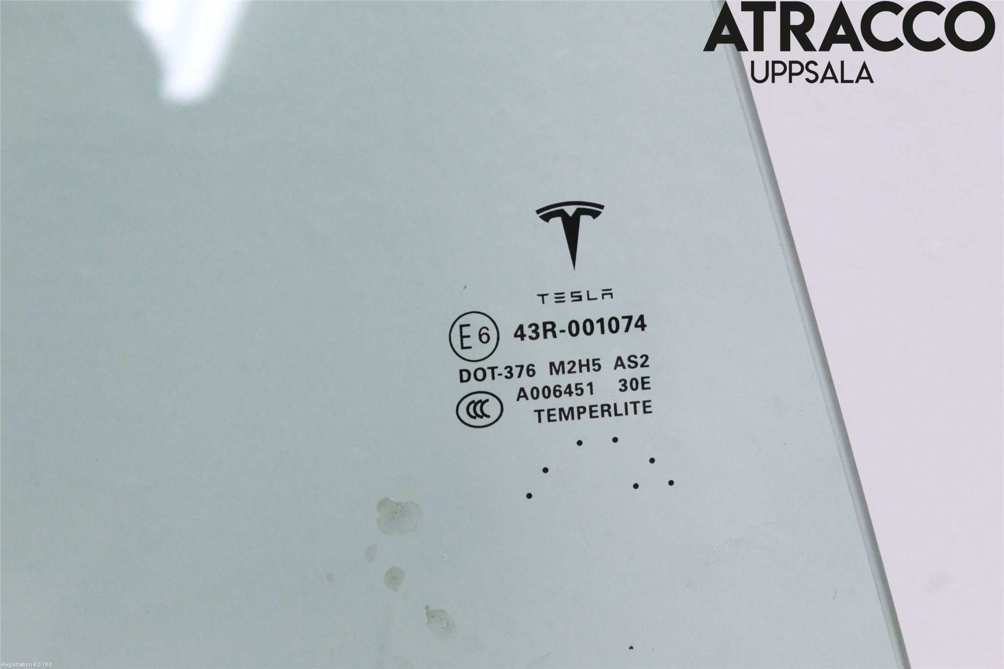 Tesla MODEL S 13- Dørrute Bak Høyre 4Dørs