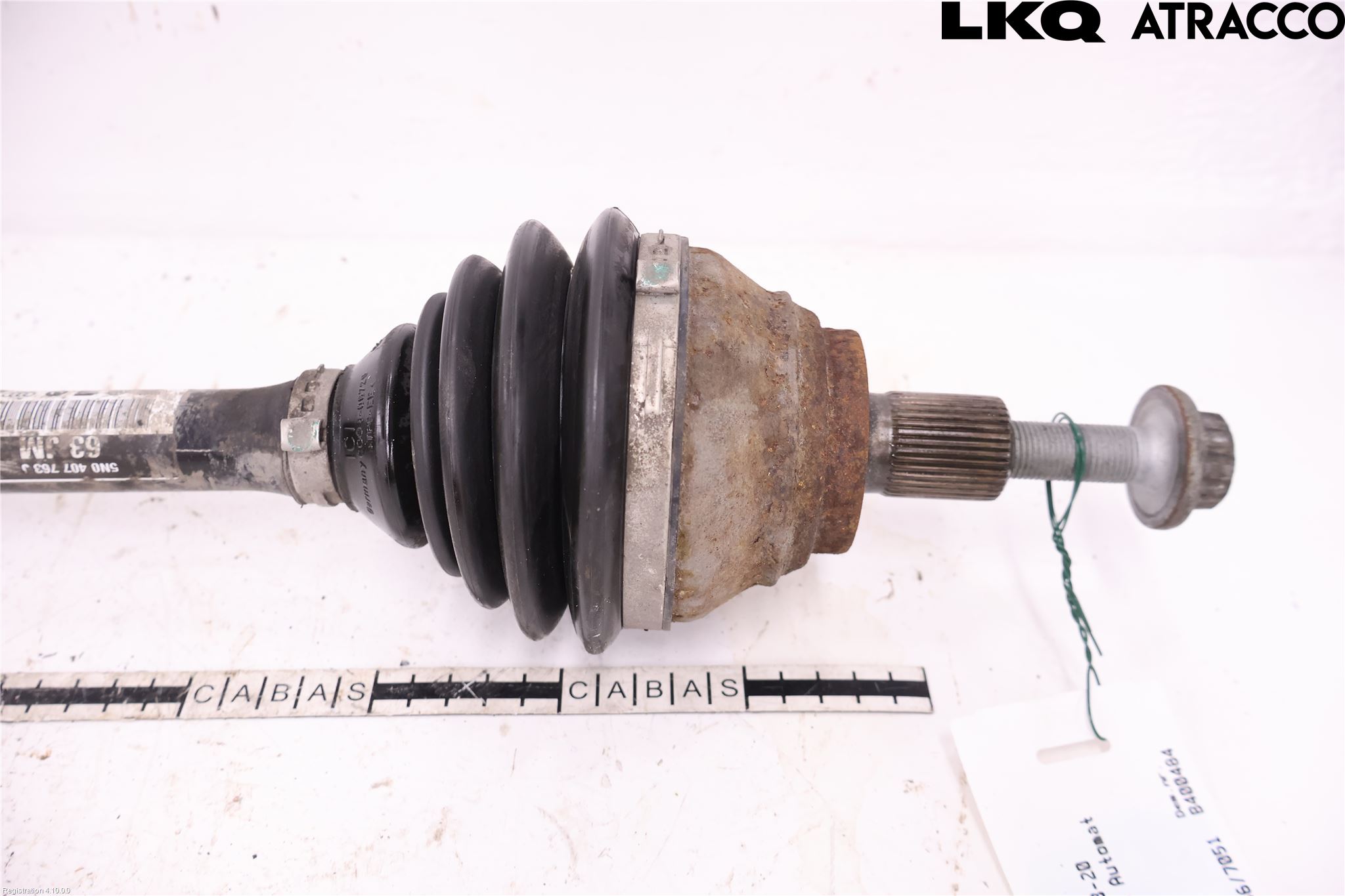 Audi A3/S3 8V 13-20 Drivaksel Foran Kompl Venstre