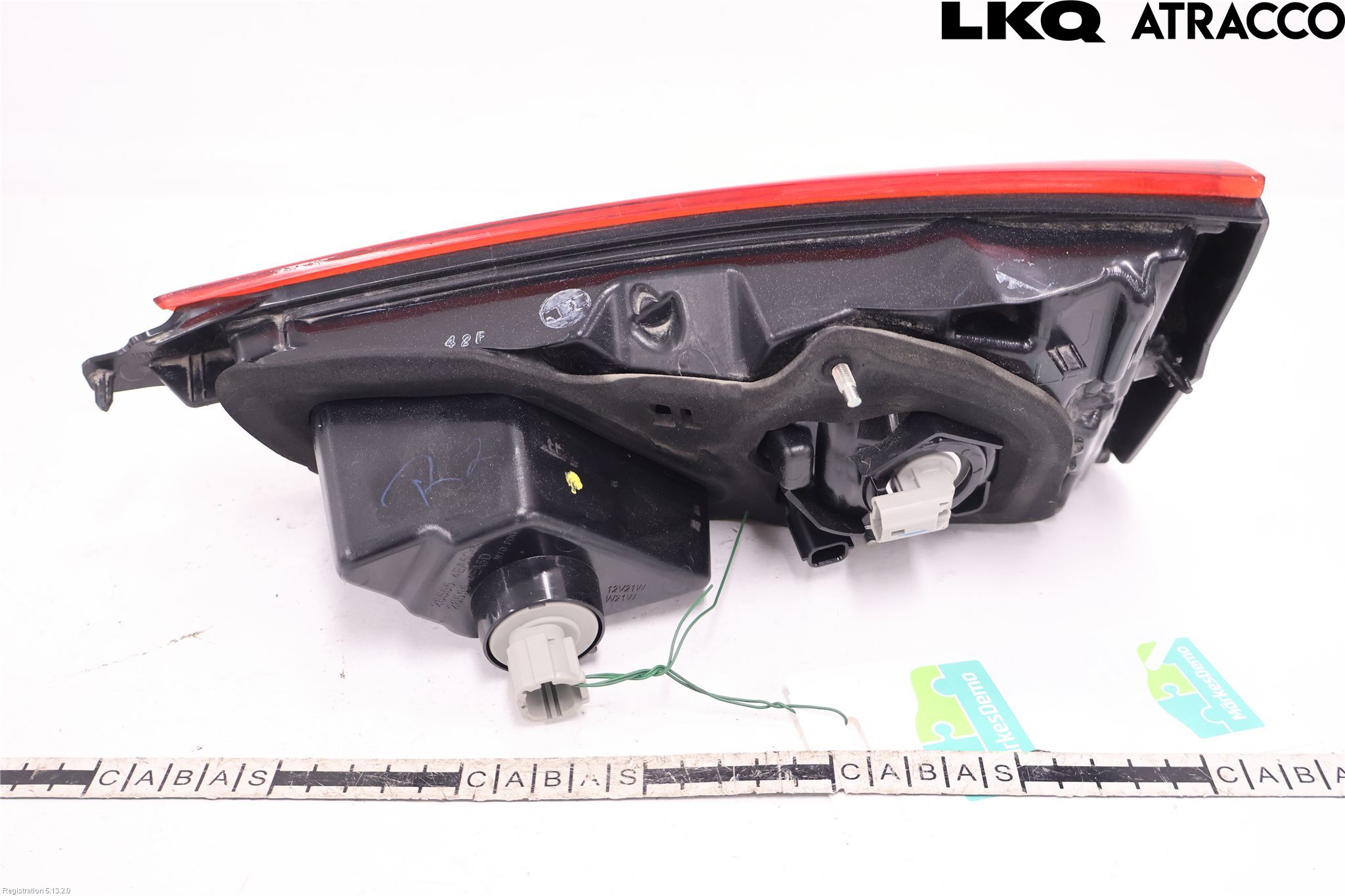 Nissan QASHQAI 14-17 Baklykt Venstre  På Luke(Indre