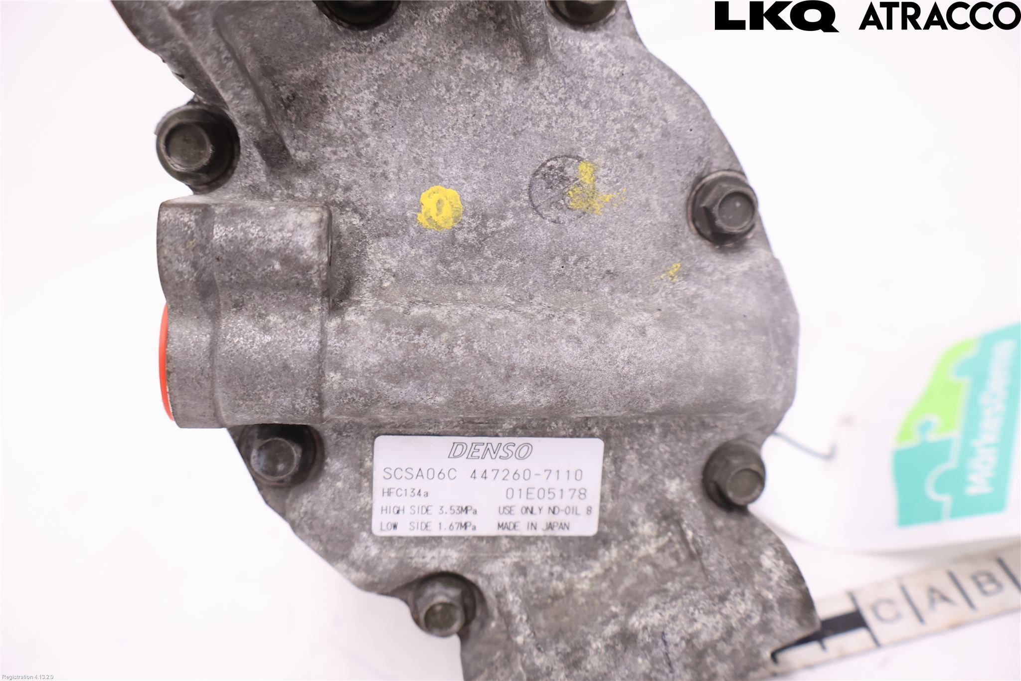 Toyota COROLLA VERSO 02-04 Varme Ac Kompressor