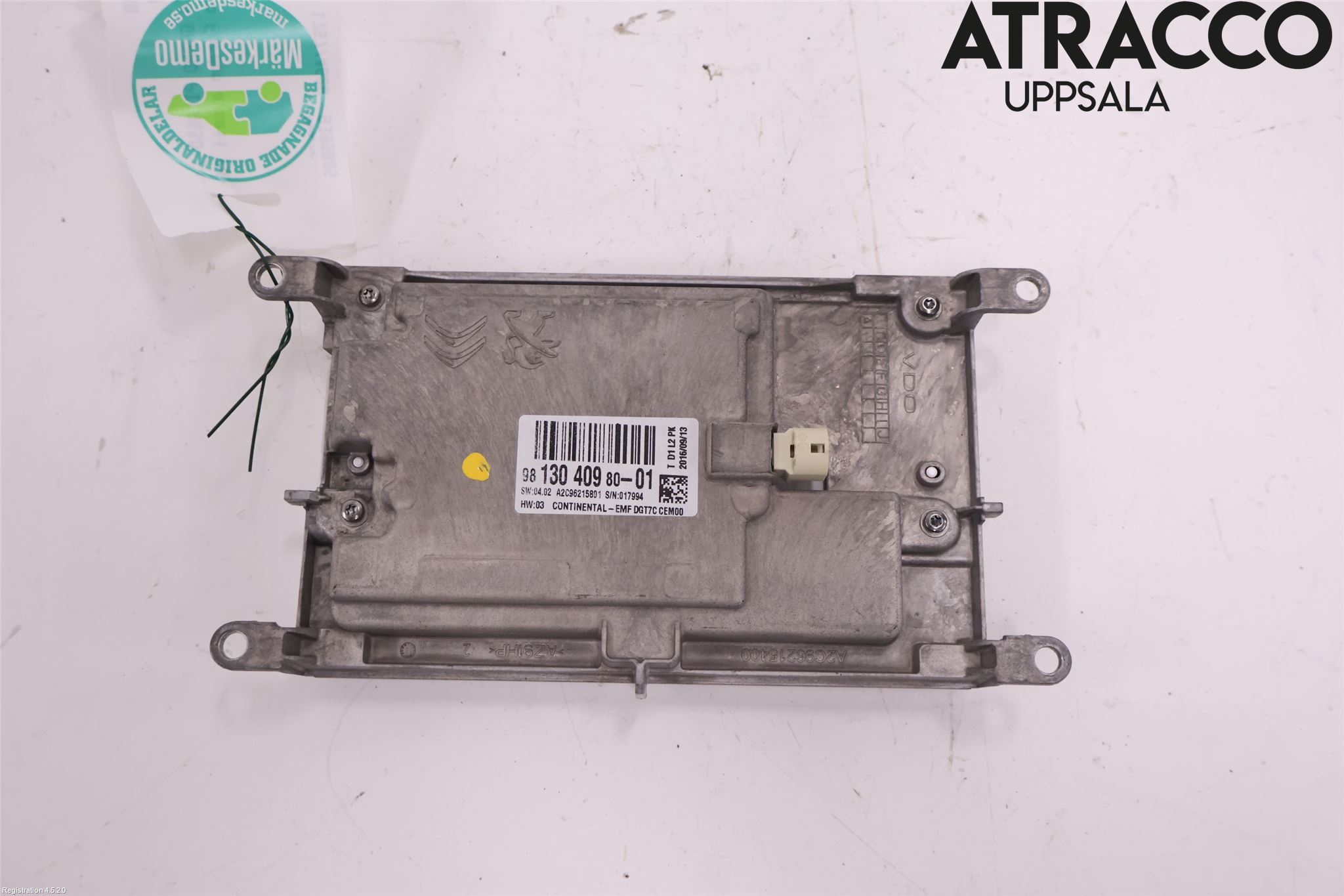 Citroen C4 GRAND PICASSO 14-18 Instr Skjerm Dvd-Gps-Ac-Tlf