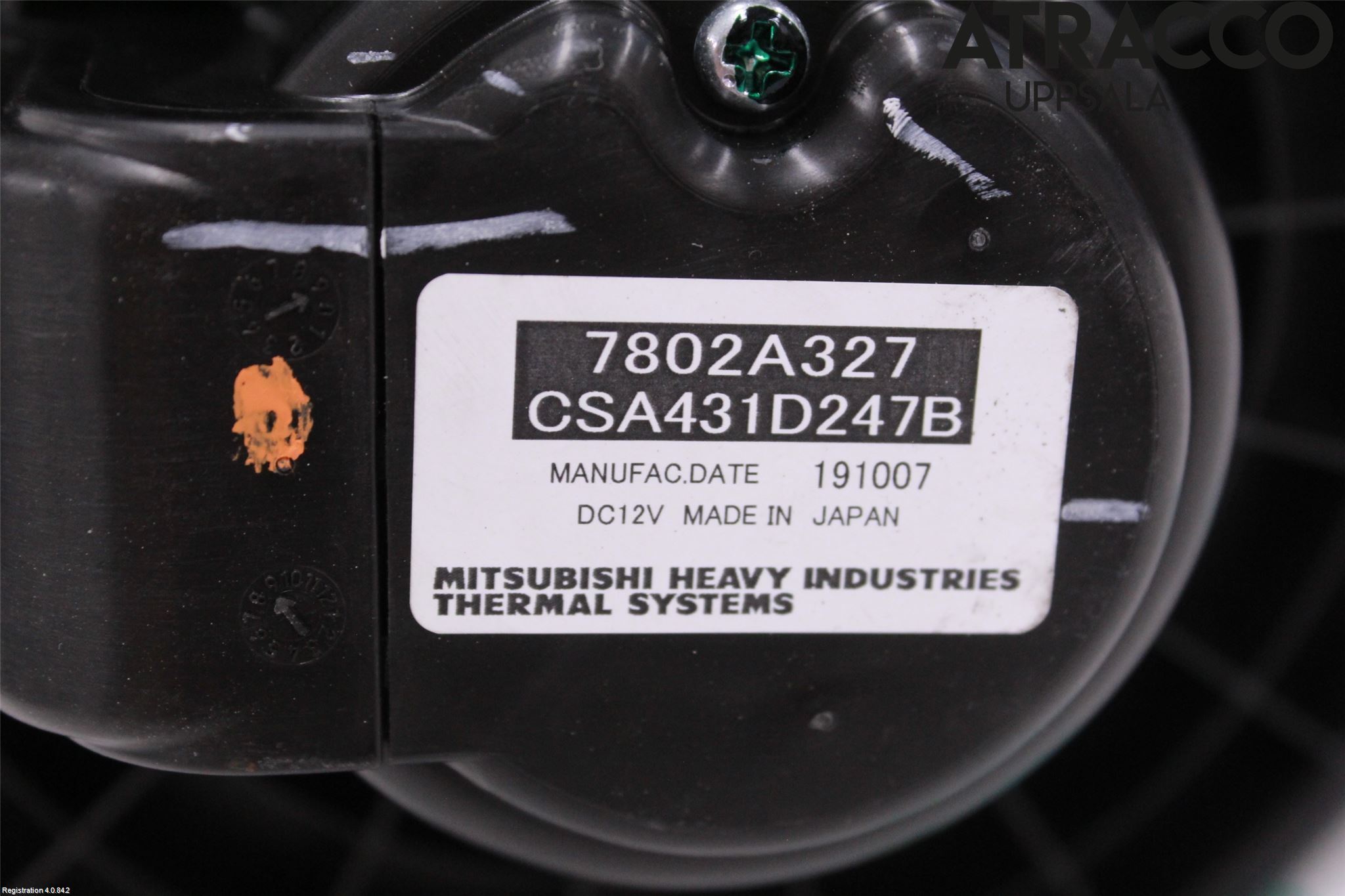 Mitsubishi OUTLANDER 13-21 Varmeapparat Viftemotor
