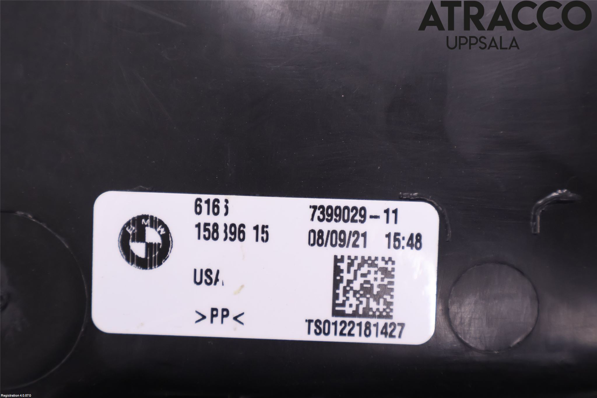 BMW X3 G01 18- Spylerbeholder Frontrute-Lykte