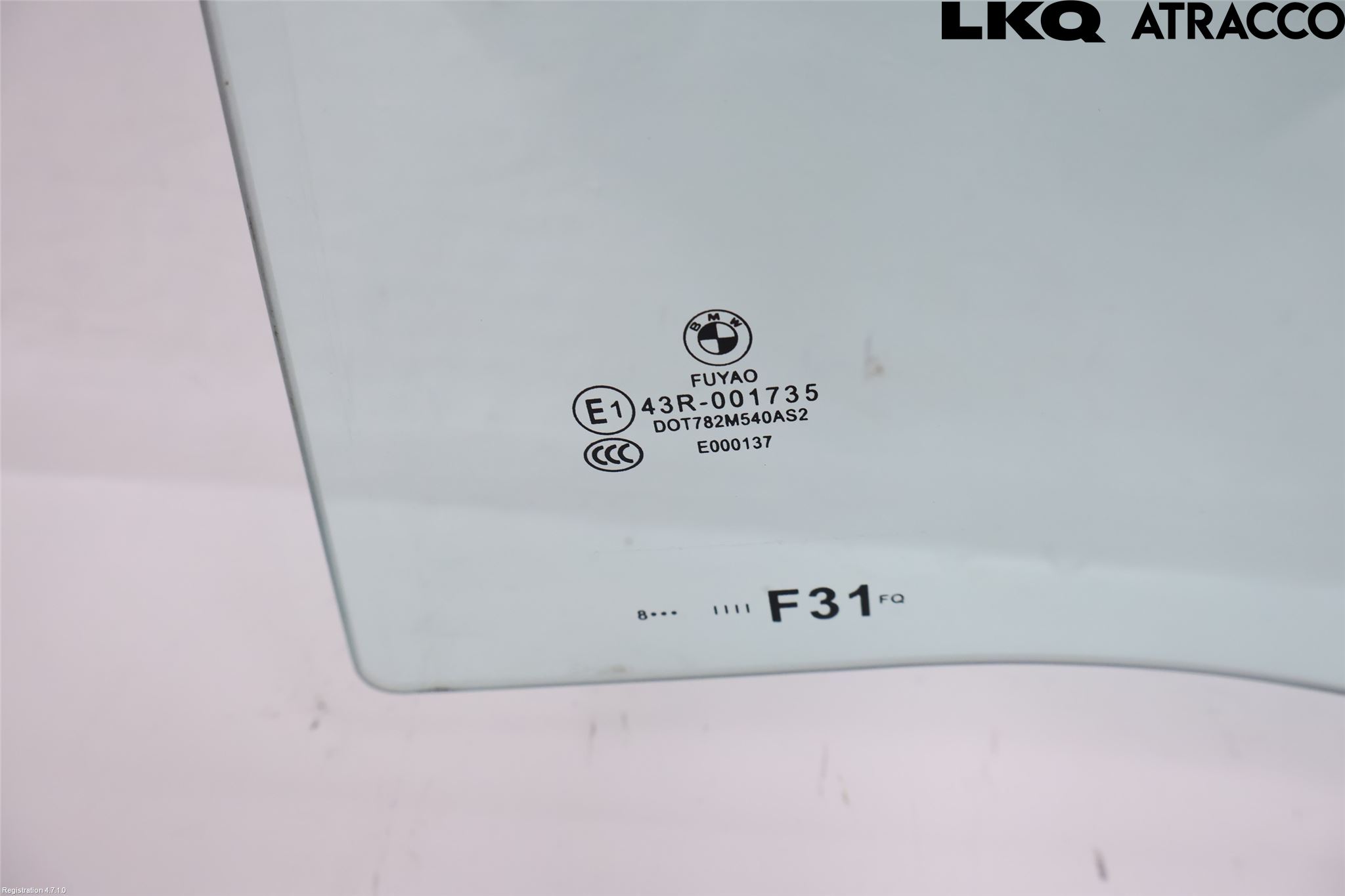 BMW 3 F30/F31/F80 12-19 Dørrute Bak Høyre 4Dørs