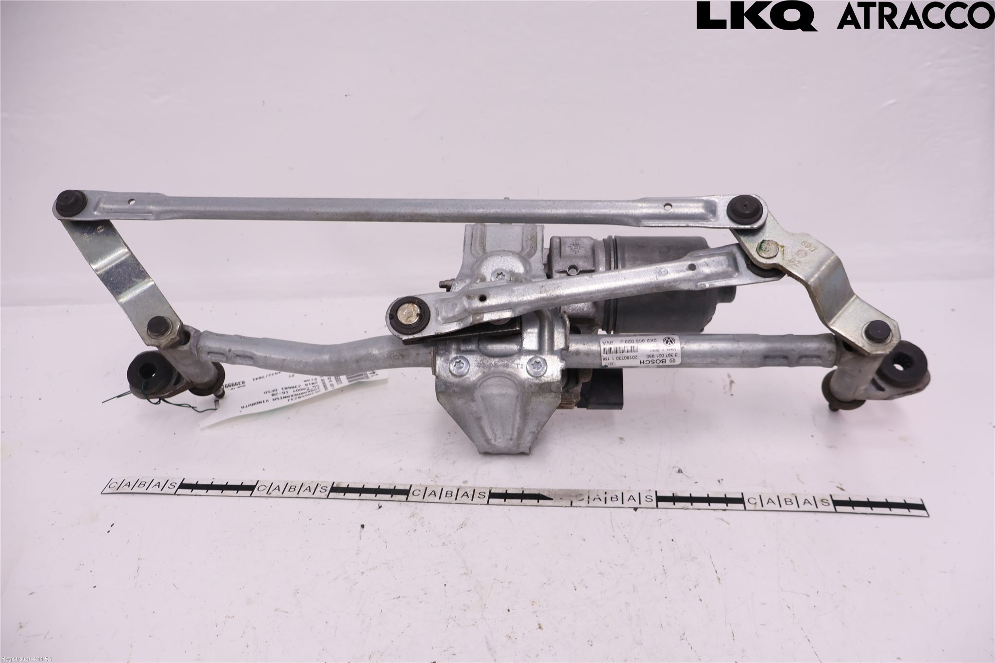Volkswagen VW CADDY 16-20 Viskeroverføring Frontrute