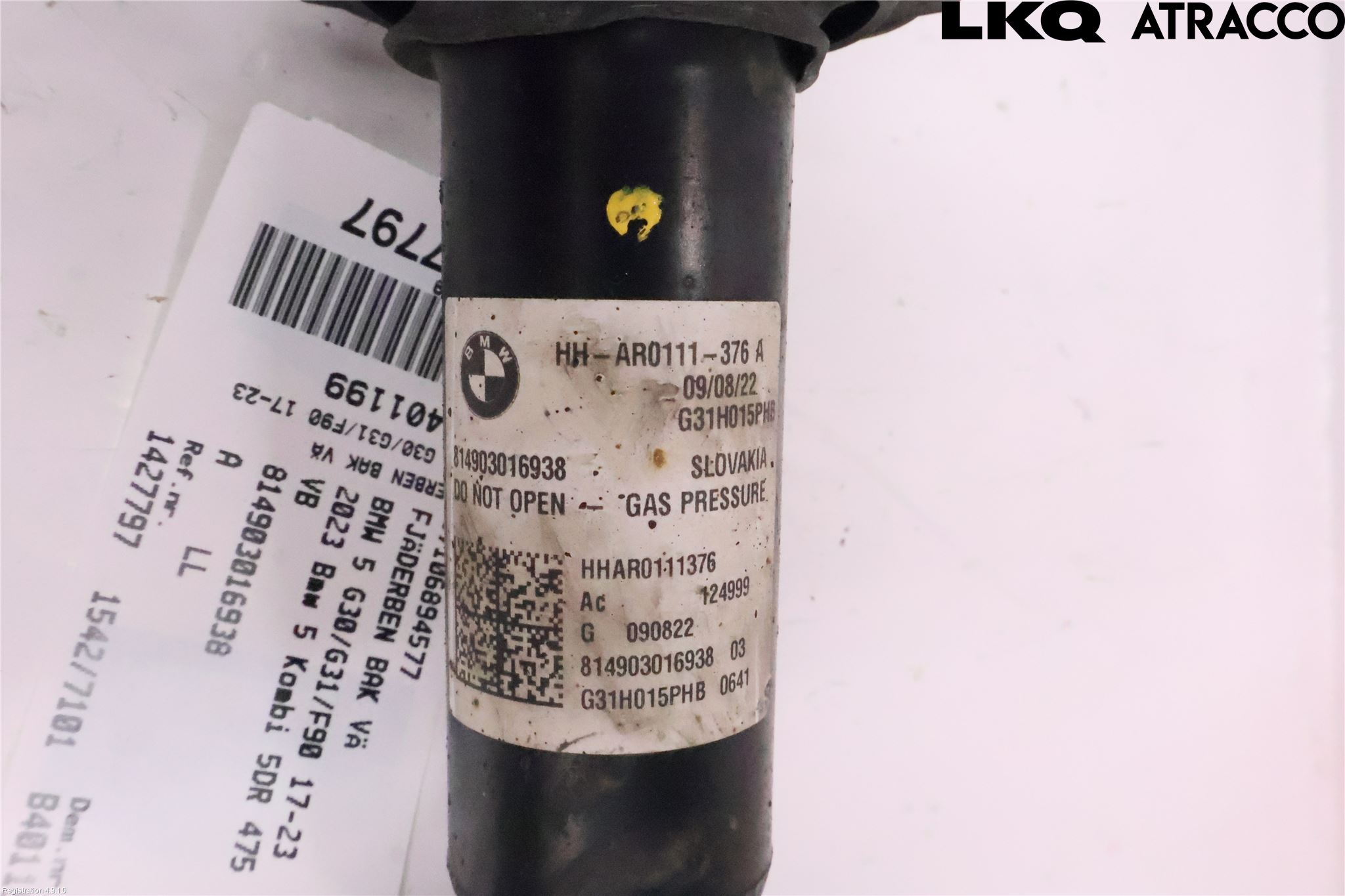 BMW 5 G30/G31/F90 17-23 Fjærbein Bak Venstre
