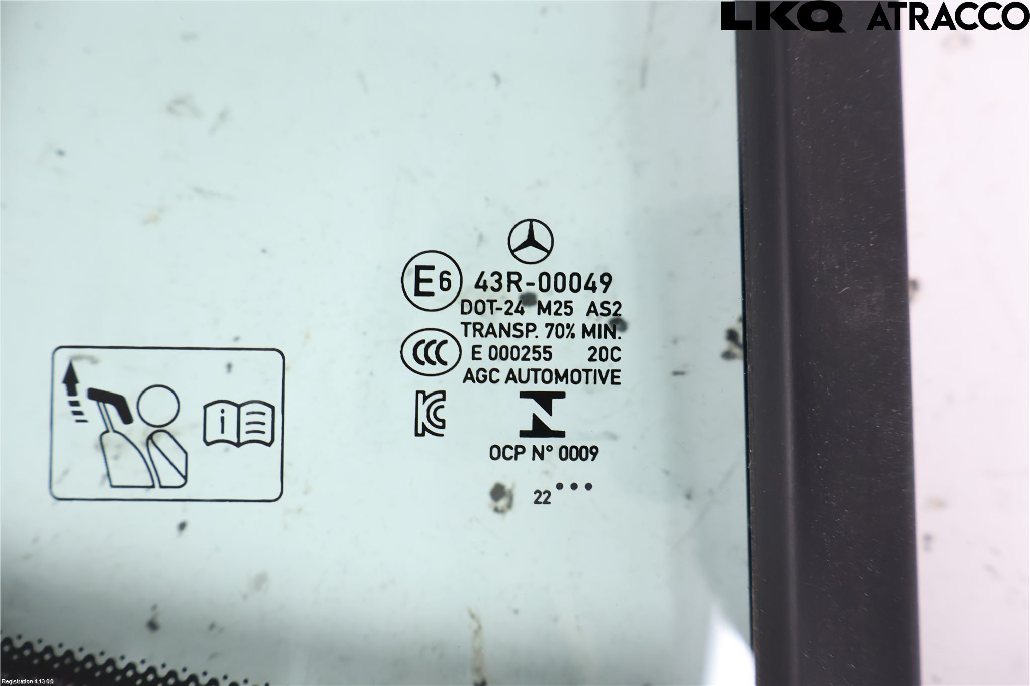 Mercedes-Benz MB EQB (X243) 22- Dørrute Bak Høyre Trekant 4D