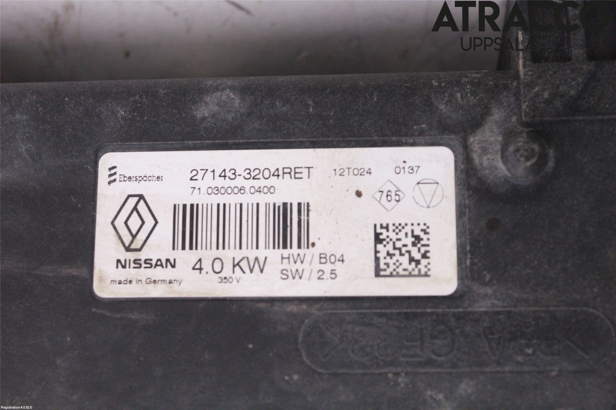 Renault KANGOO II 08-14 Varmeapparat Register Uten Ac