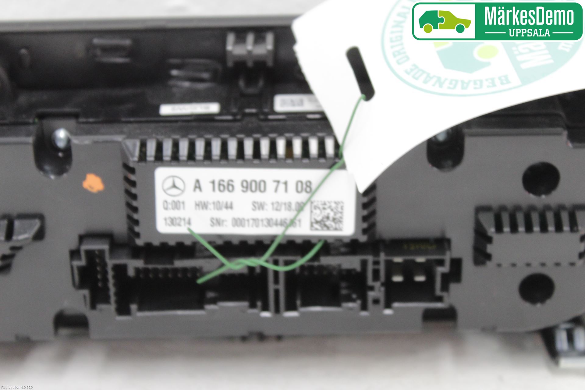 Mercedes-Benz MB ML/GLE-KLASS (W166) 12-18 Varme Ac Betjening-Display