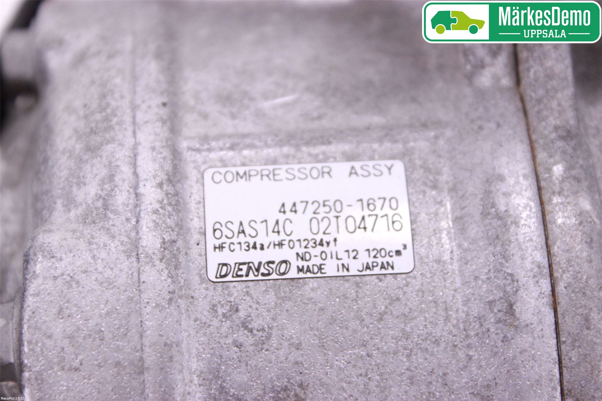 Mercedes-Benz MB B-KLASS (W246/W242) 12-19 Varme Ac Kompressor