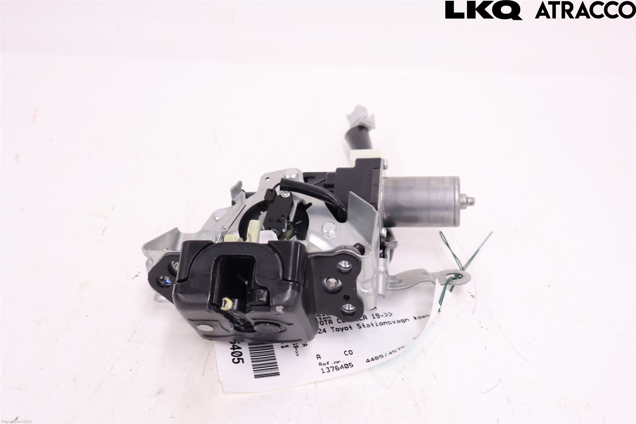 Toyota COROLLA 19- Bakluke-Lokk Låsekasse
