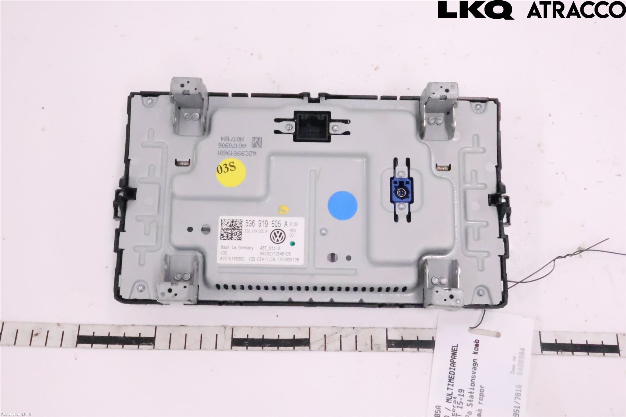 Volkswagen VW PASSAT 15-19 Stereo Radio Med Cd