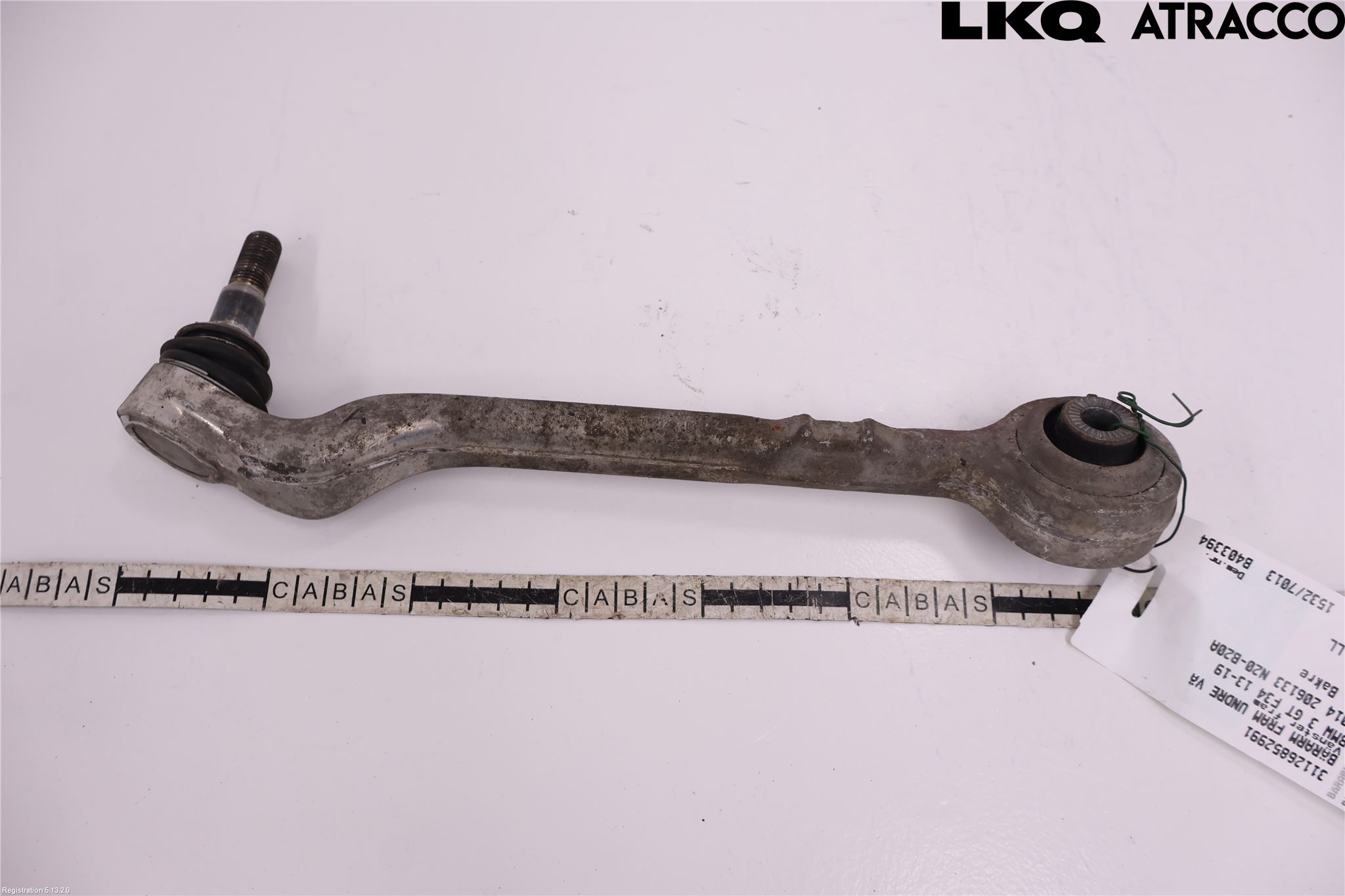 BMW 3 GT F34 13-19 Bærearm Foran Venstre Nedre
