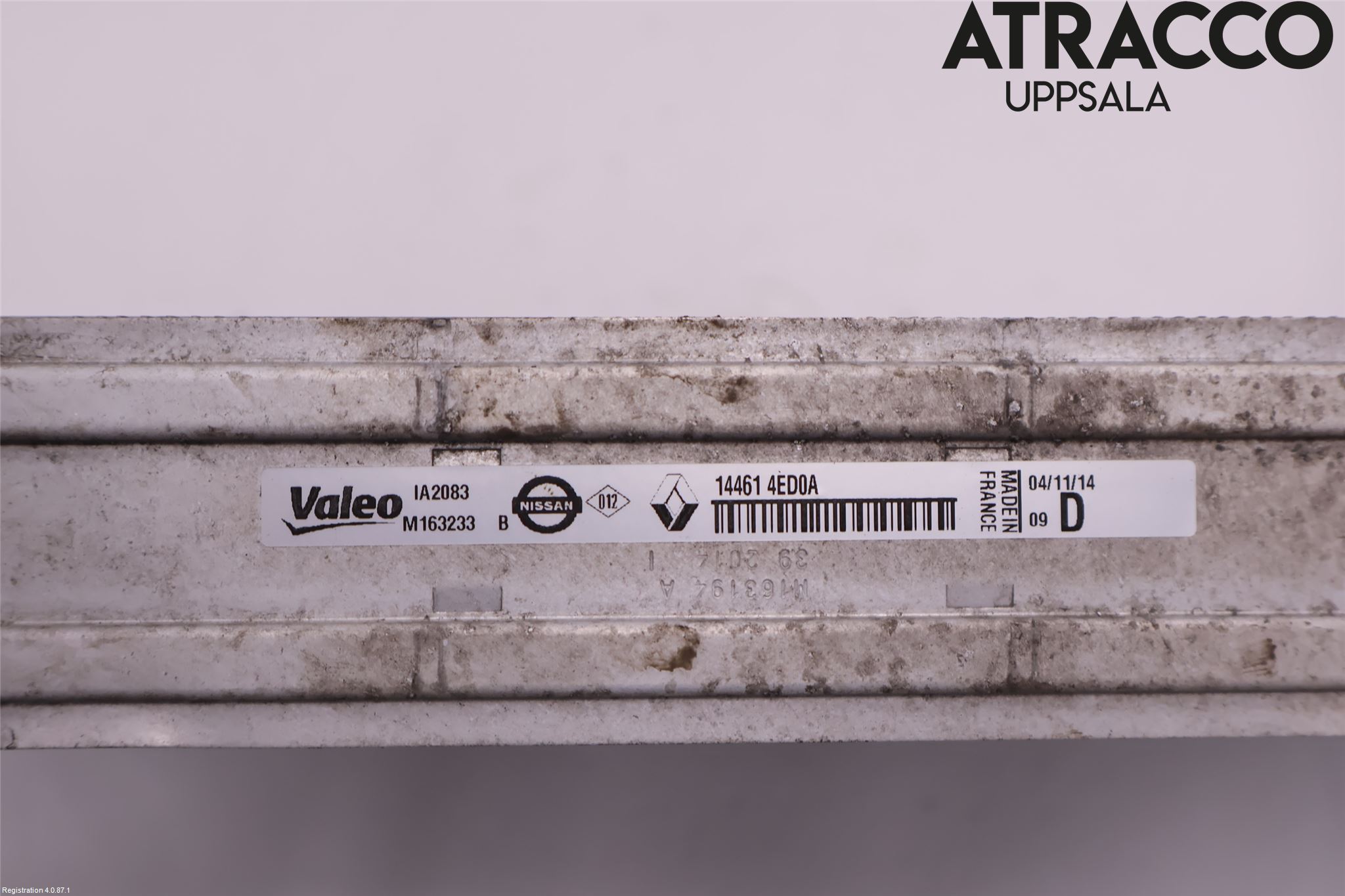Nissan QASHQAI 14-17 Intercooler Radiator