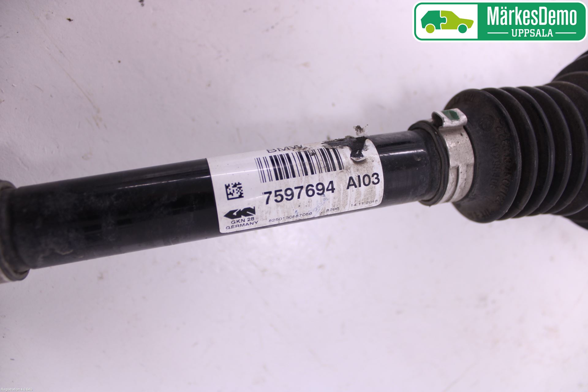 BMW 3 F30/F31/F80 12-19 Drivaksel Foran Kompl Høyre