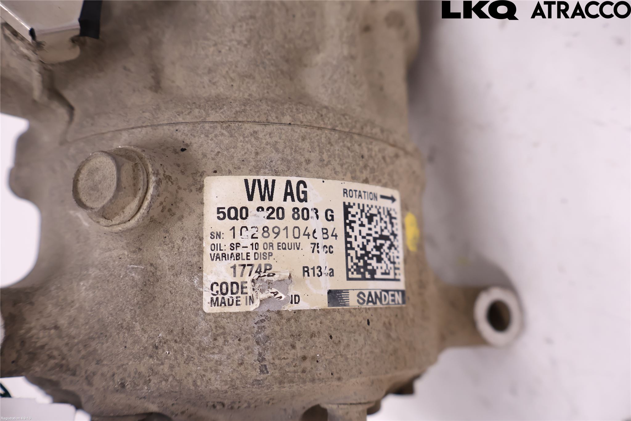 Volkswagen VW CADDY 16-20 Varme Ac Kompressor
