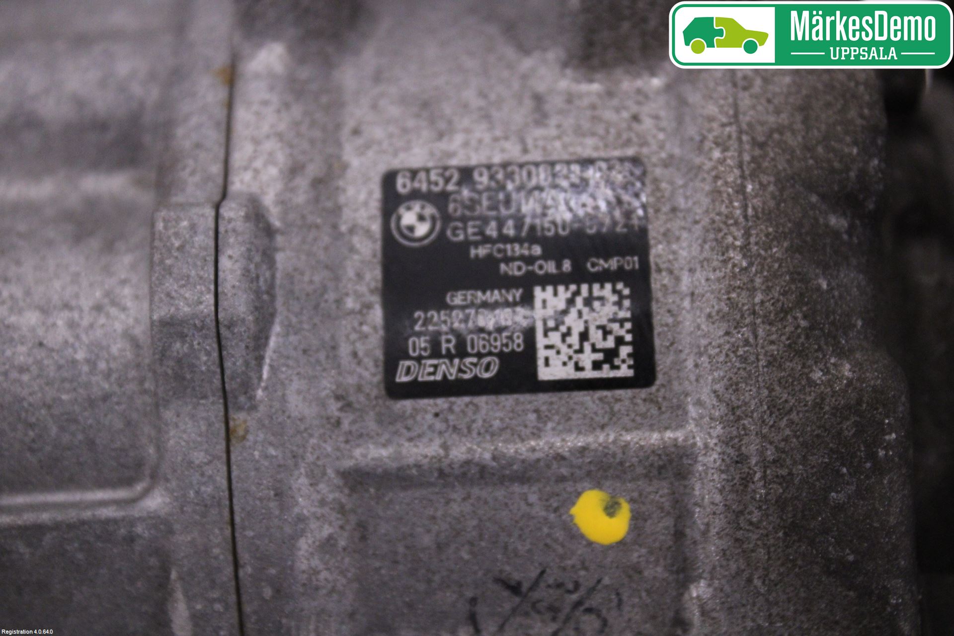 BMW 4 F32/F33/F82/F83 13-20 Varme Ac Kompressor