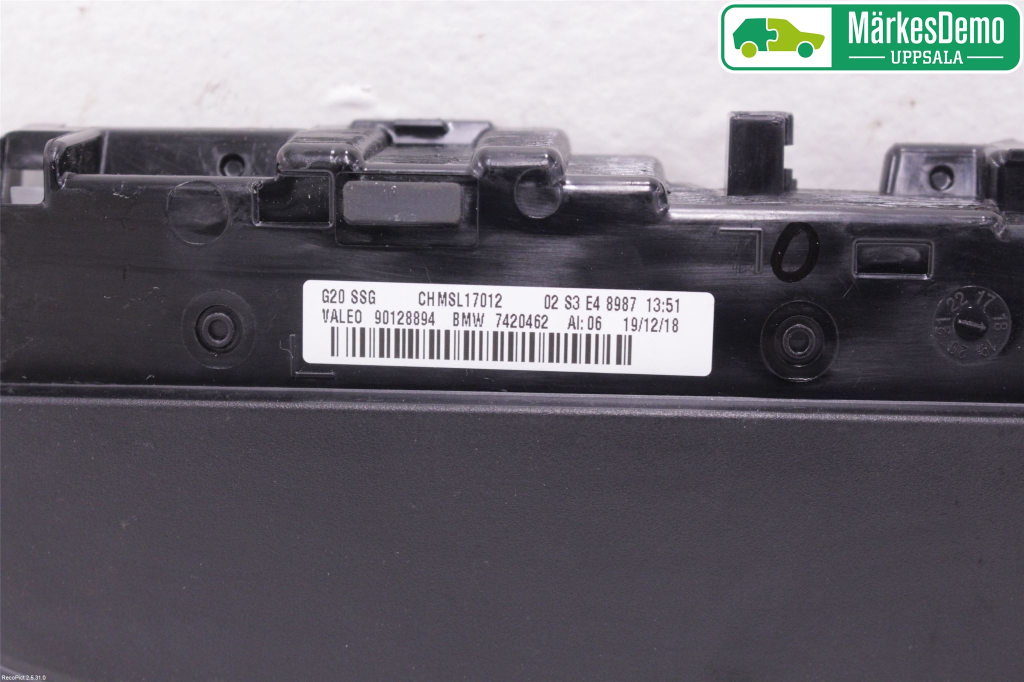BMW 3 G20/G21/G80/G81 19- Bremselys Bakrute