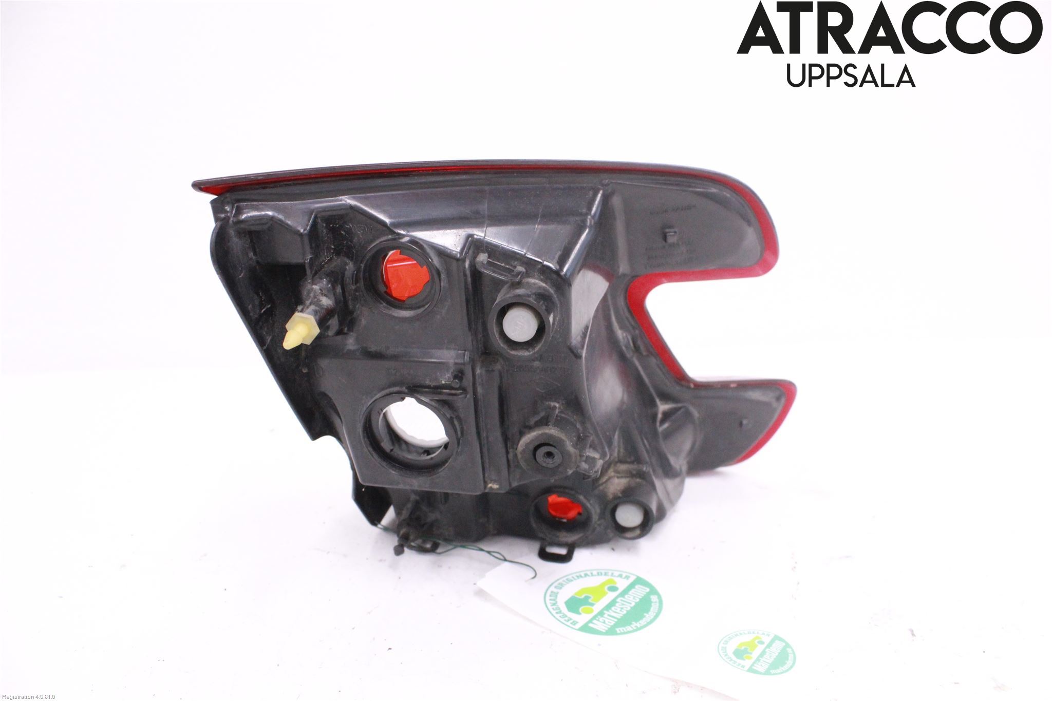 Renault MEGANE III 09-15 Baklykt Høyre  På Luke(Indre)