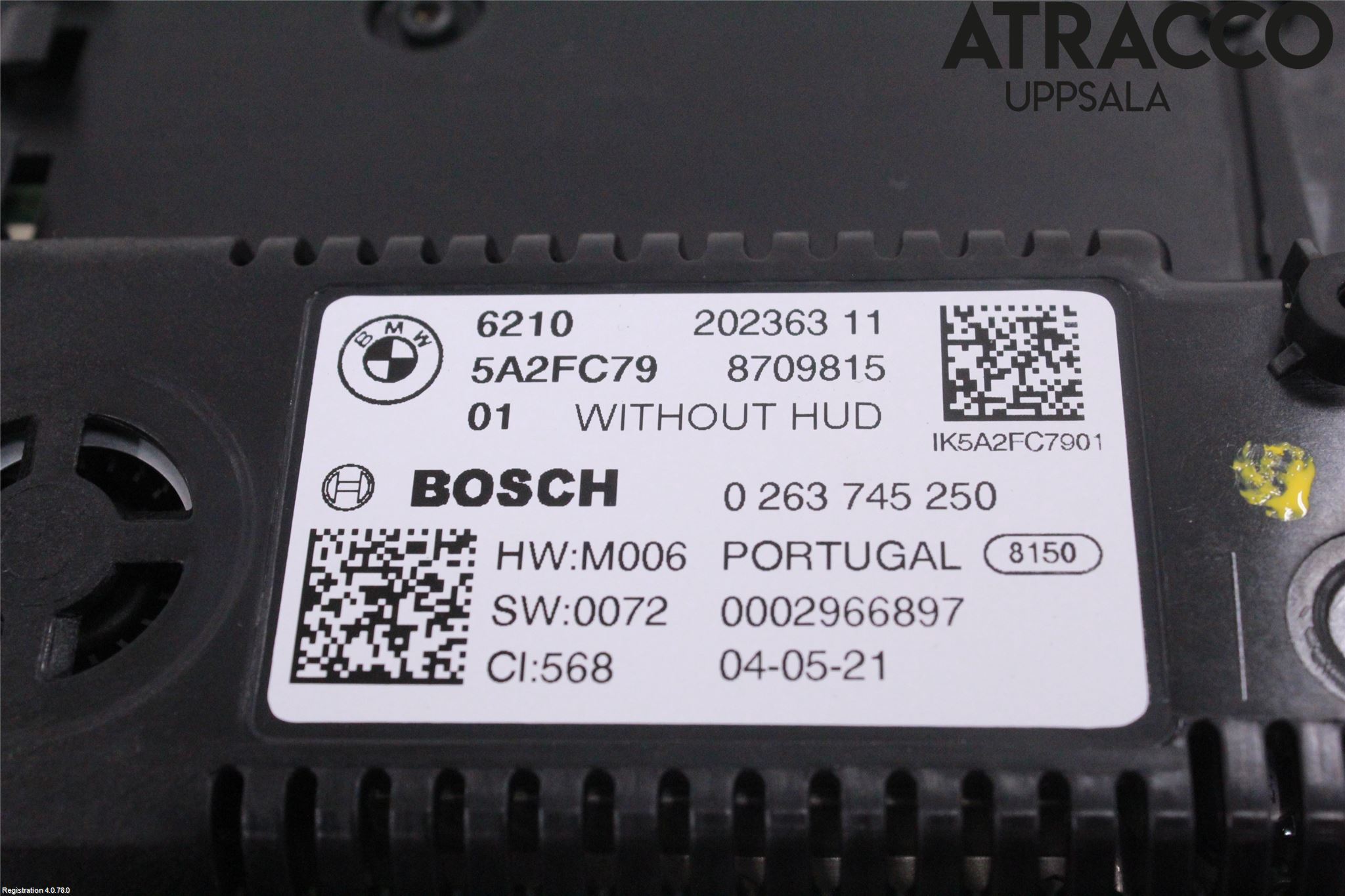 BMW 3 G20/G21/G80/G81 19- Instr Kombinert