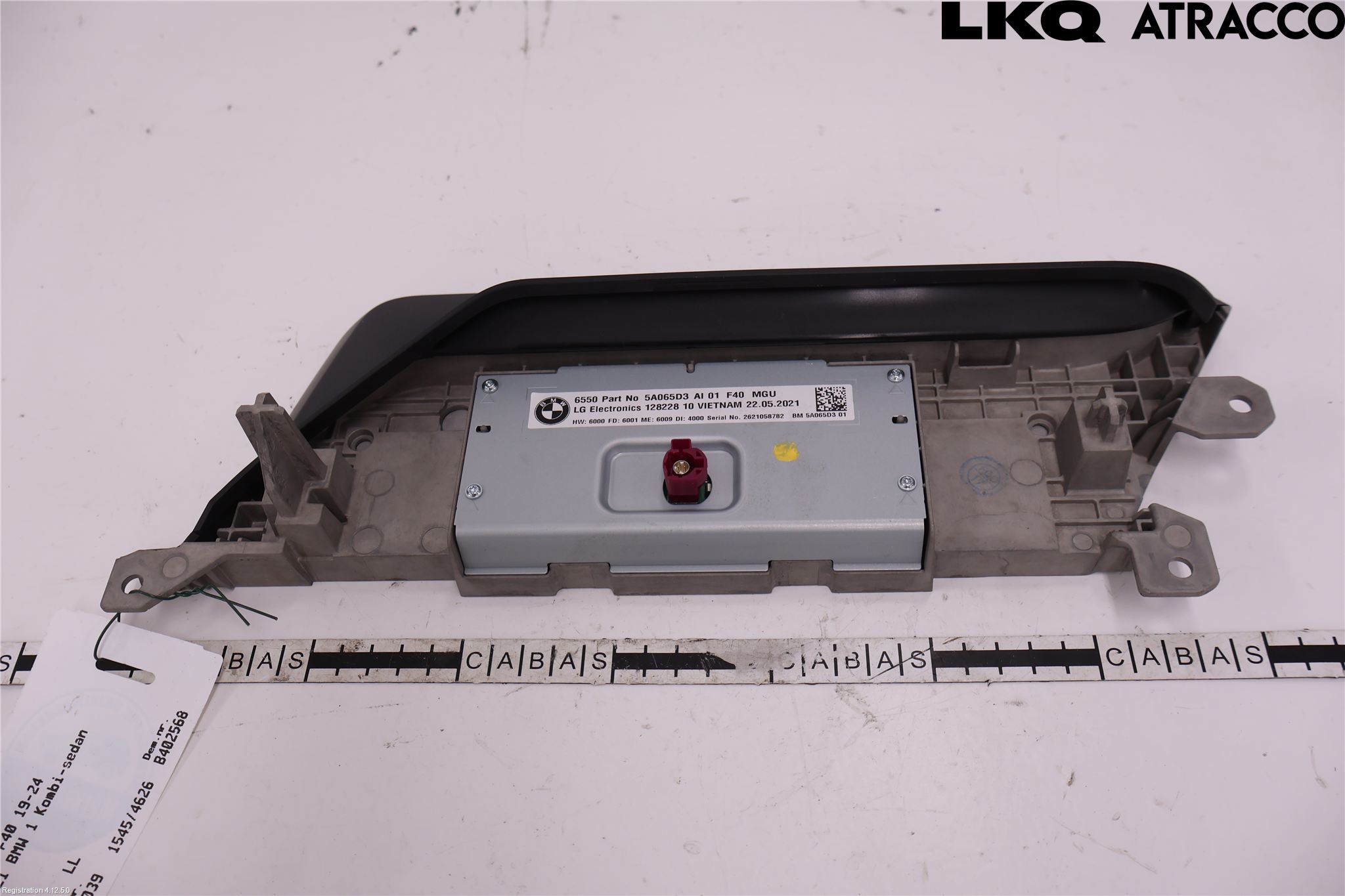 BMW 1 F40 19- Instr Skjerm Dvd-Gps-Ac-Tlf
