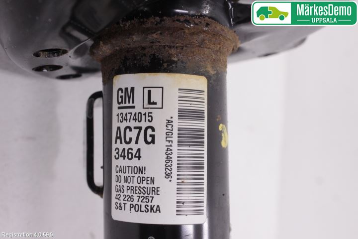 Opel ASTRA J 10-15 Fjærbein Foran Venstre