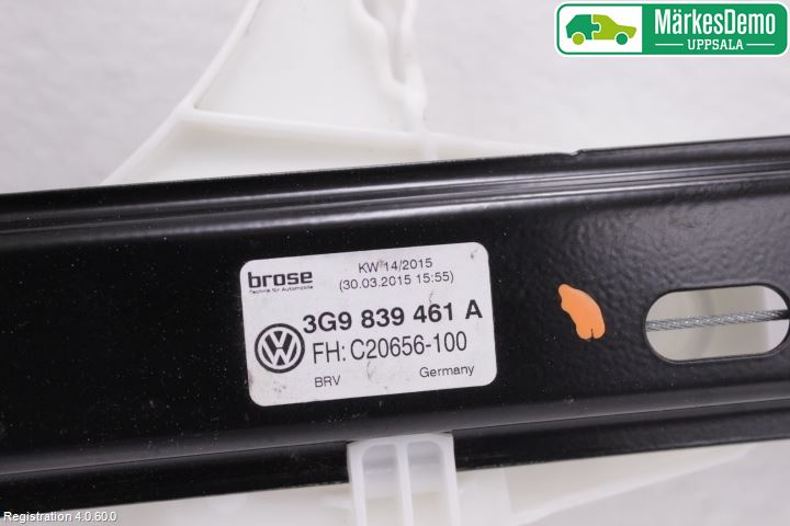Volkswagen VW PASSAT 15-19 Vindusheis El Komp
