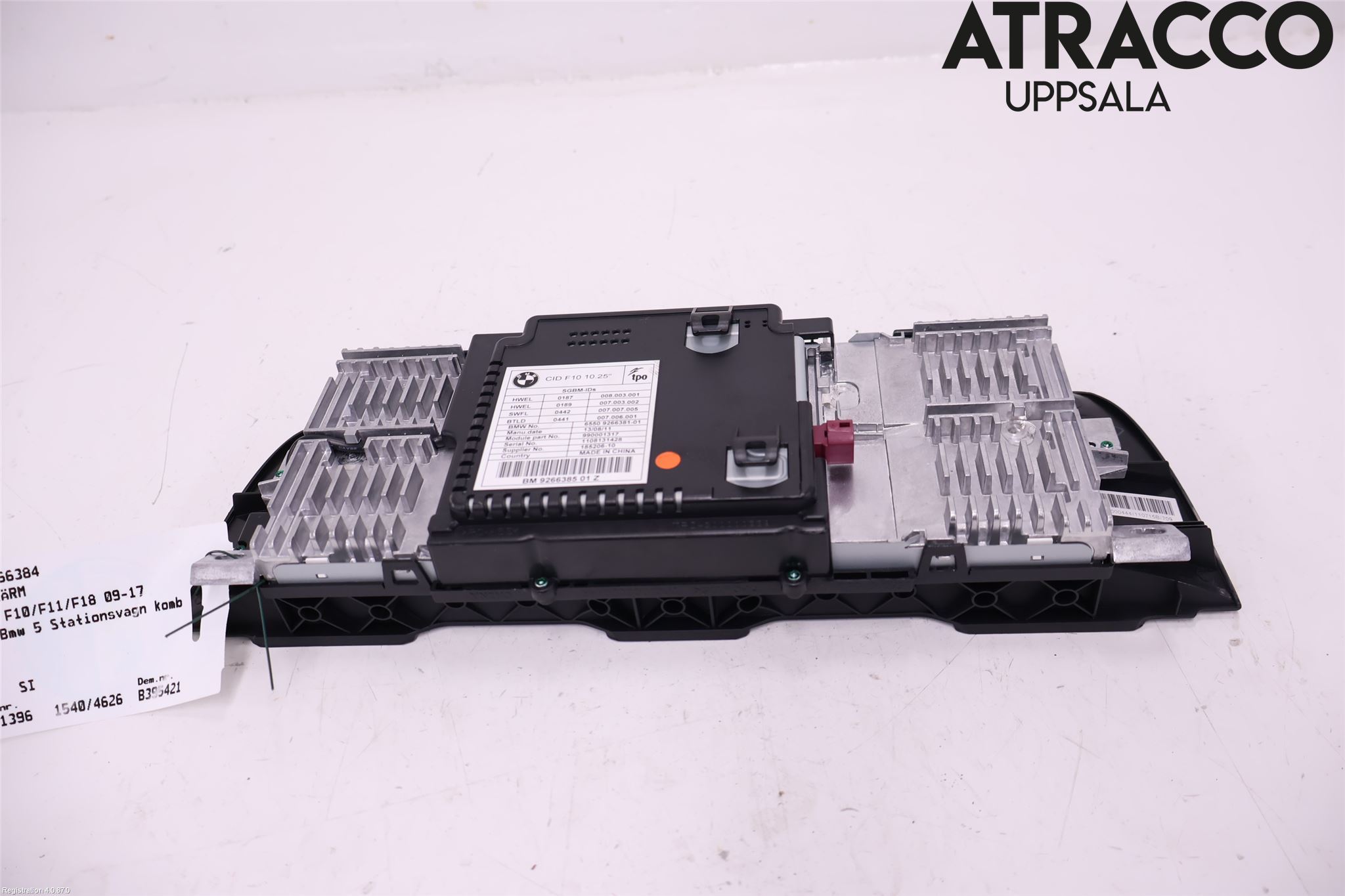 BMW 5 F10/F11/F18 09-17 Instr Skjerm Dvd-Gps-Ac-Tlf