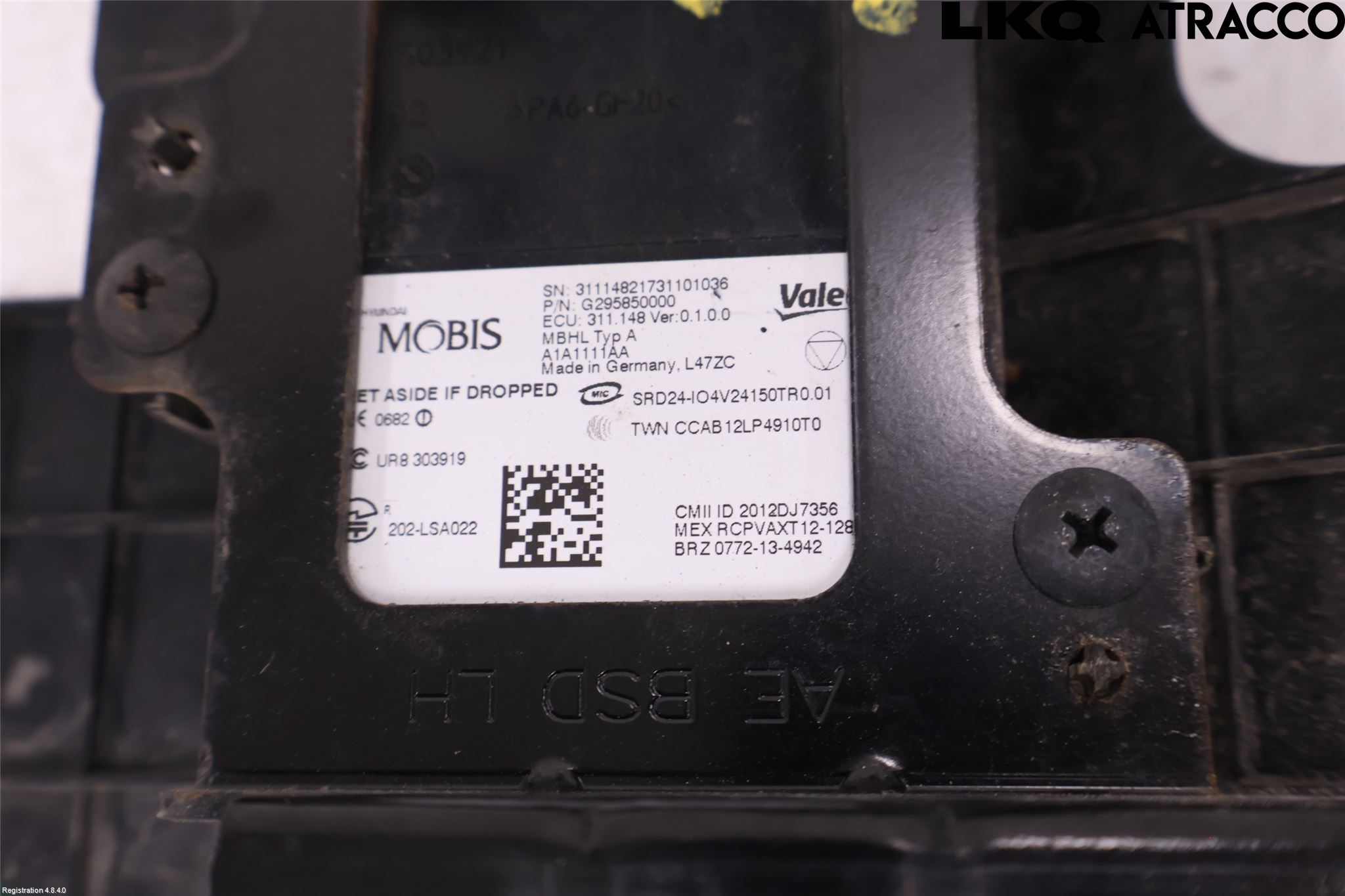 Hyundai IONIQ AE 17-22 Sensor Kollisjonsbeskyttelse