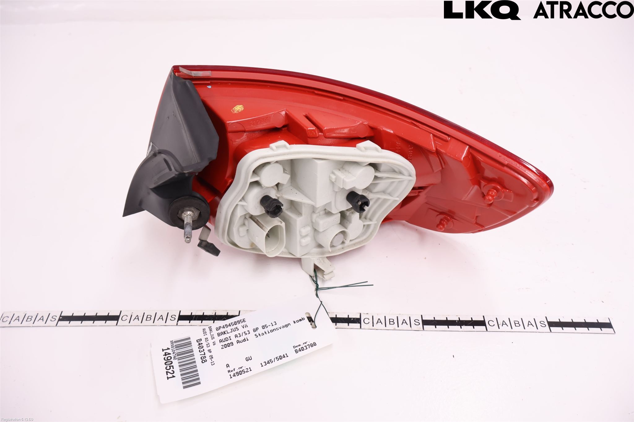Audi A3/S3 05-13 Baklykt Venstre