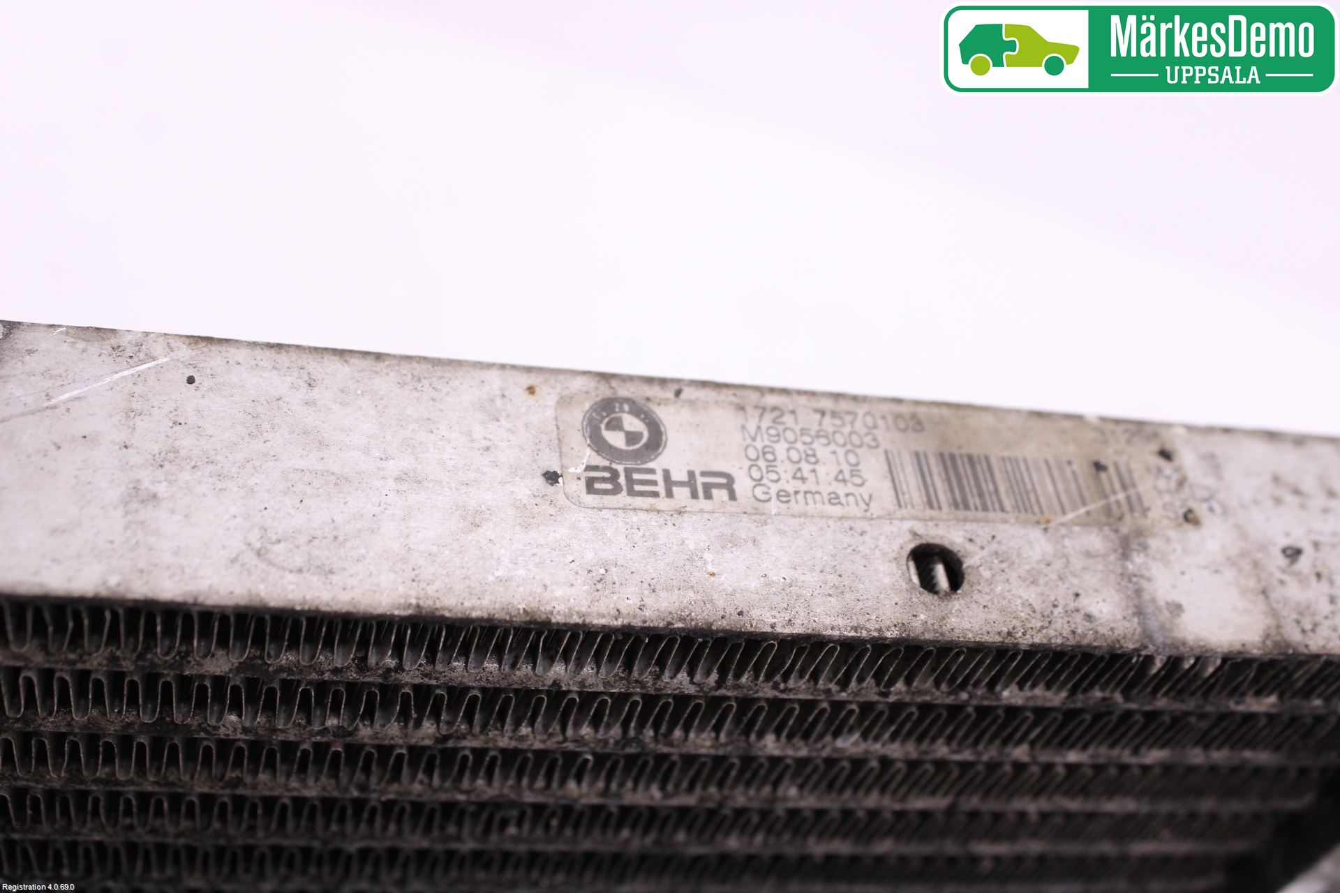 BMW 5 F10/F11/F18 09-17 Radiator Oljekjøler Motor