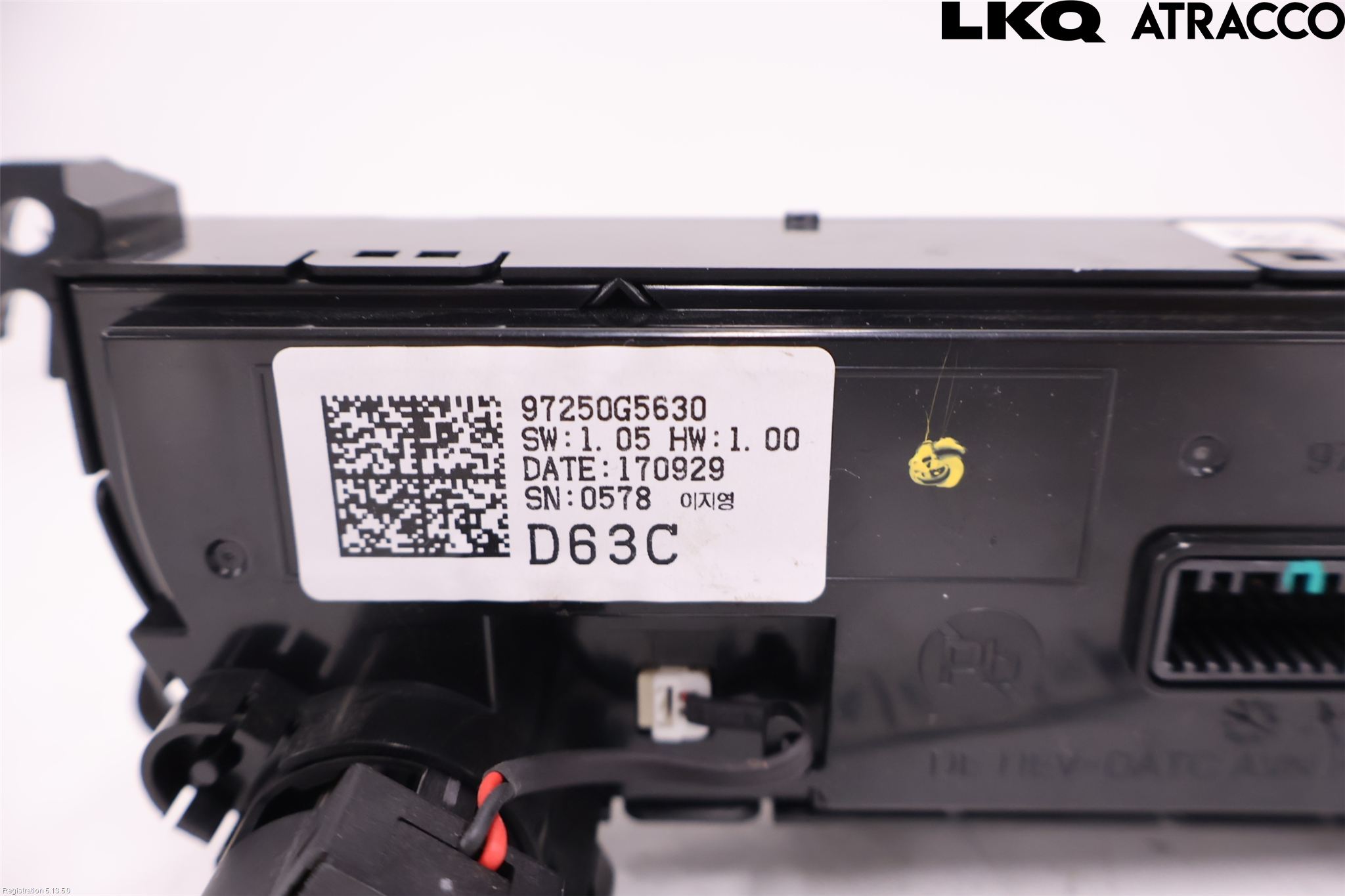 Kia NIRO (DE) 17-22 Varme Ac Betjening-Display