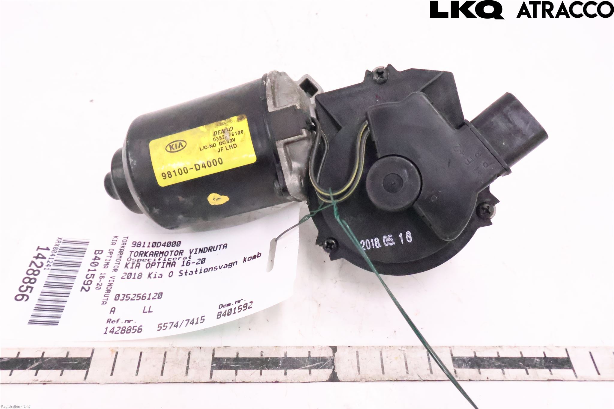 Kia OPTIMA 16-20 Viskermotor Frontrute