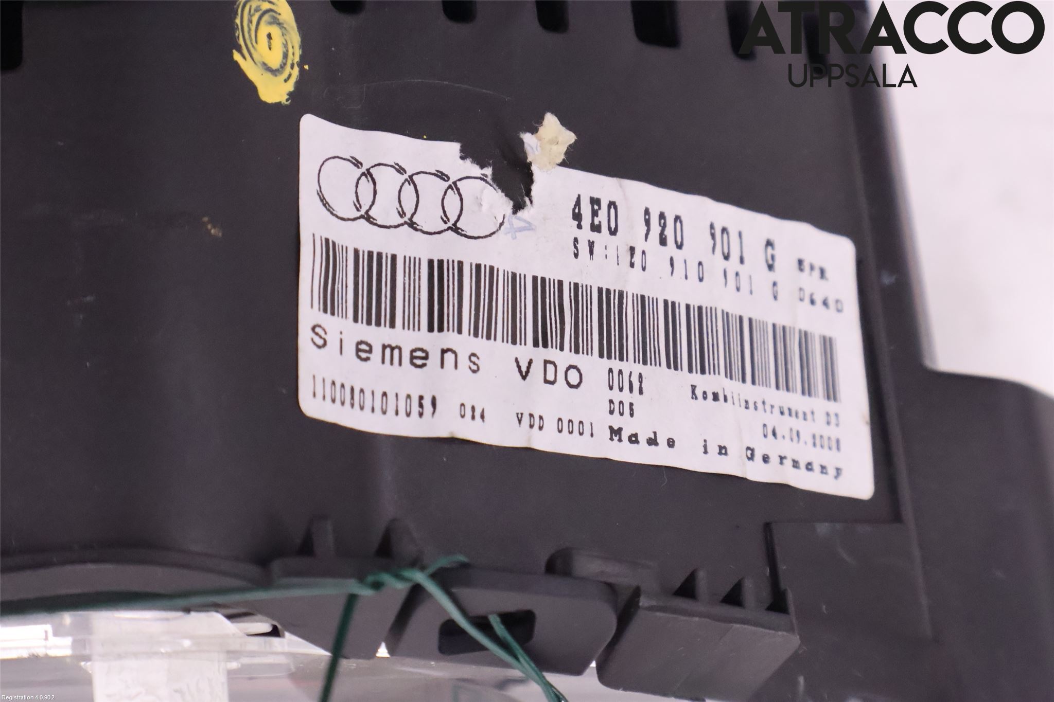 Audi A8/S8 4E  02-09 Instr Kombinert