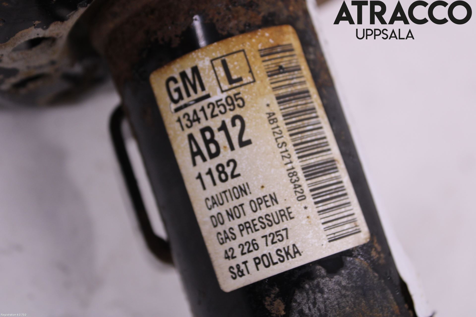 Opel ASTRA J 10-15 Fjærbein Foran Venstre