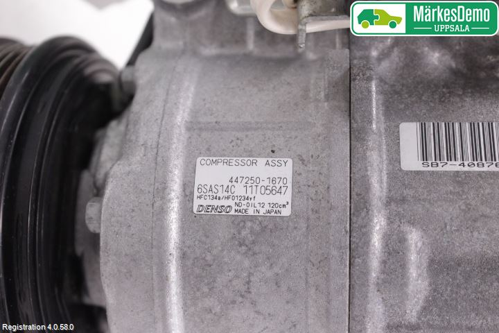 Mercedes-Benz MB CLA-KLASS (C117/X117) 13-19 Varme Ac Kompressor