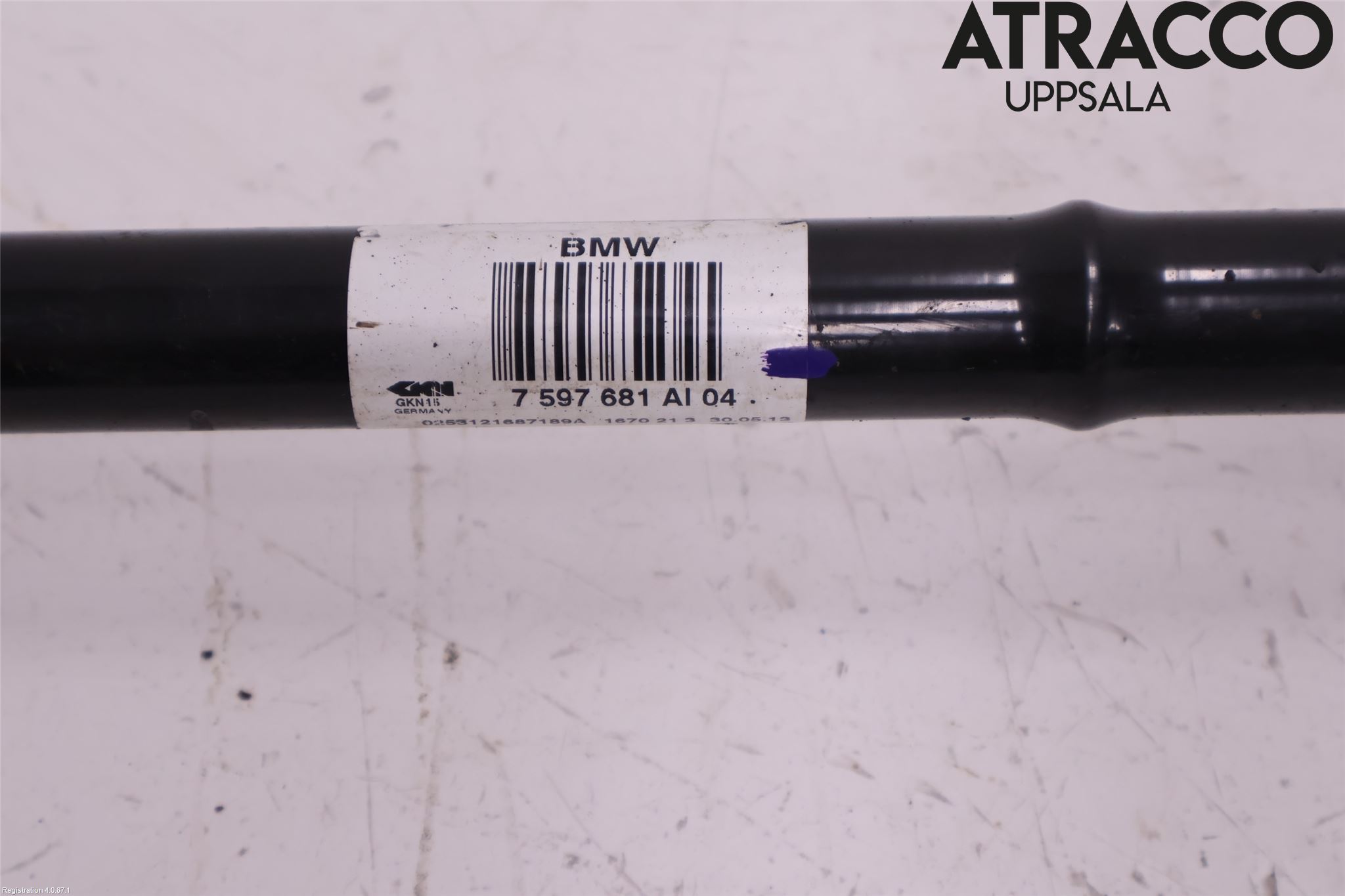 BMW 3 F30/F31/F80 12-19 Drivaksel Bak Kompl Venstre