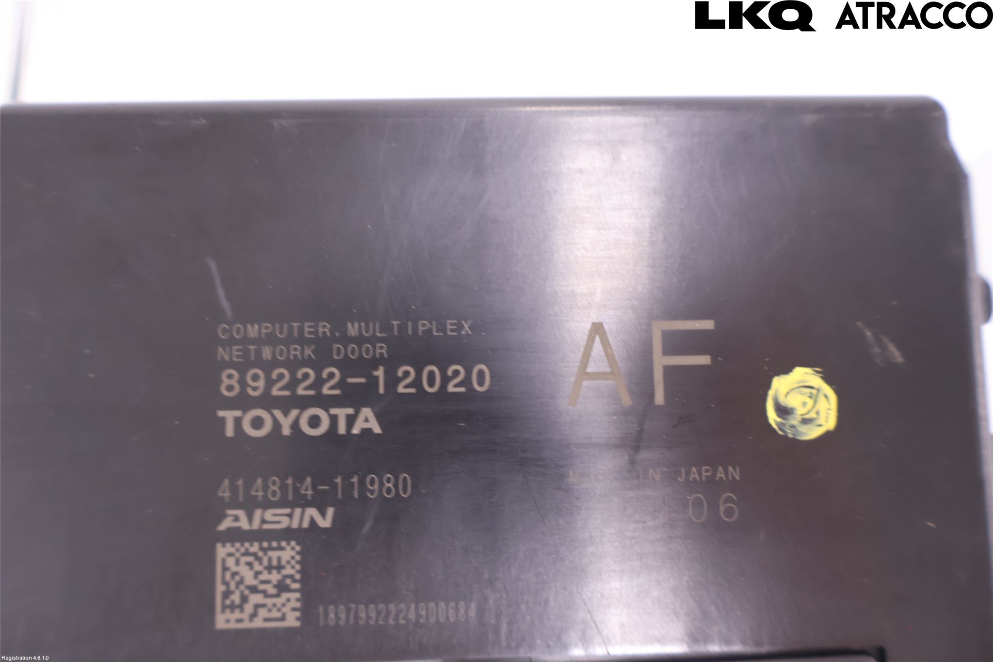 Toyota COROLLA 19- Styreenhet Bakluke