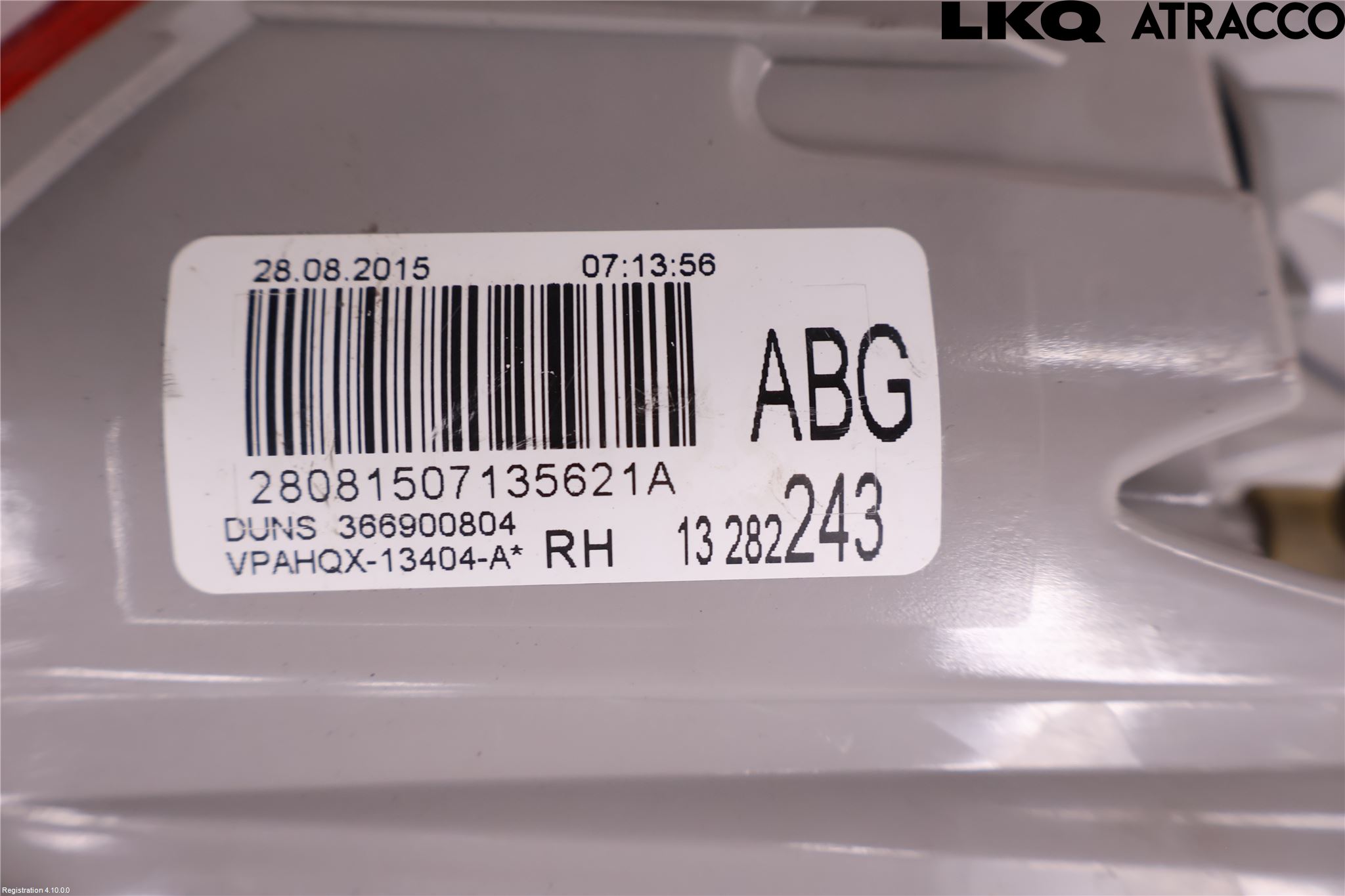 Opel ASTRA J 10-15 Baklykt Høyre