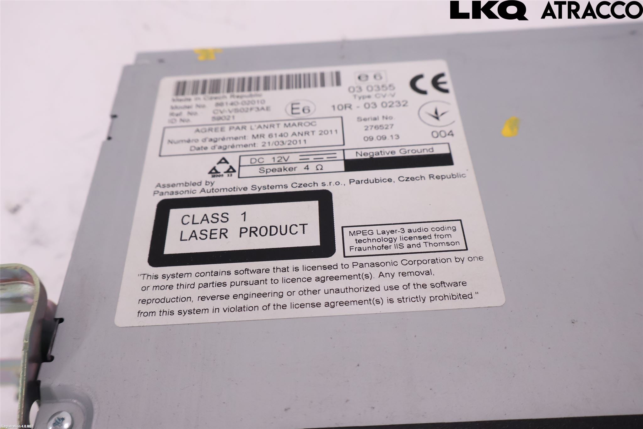 Toyota AURIS 13-19 Stereo Radio Med Cd