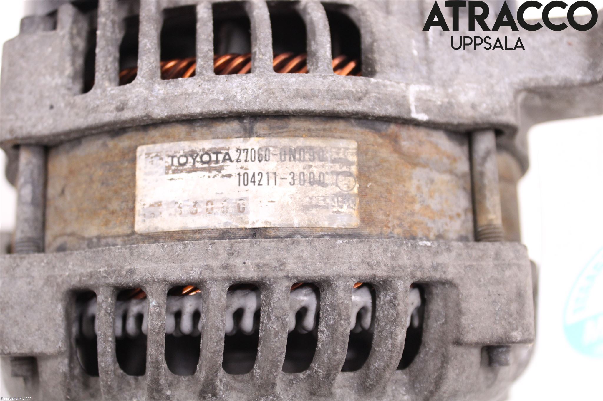 Toyota YARIS XP130 12-14 Dynamo