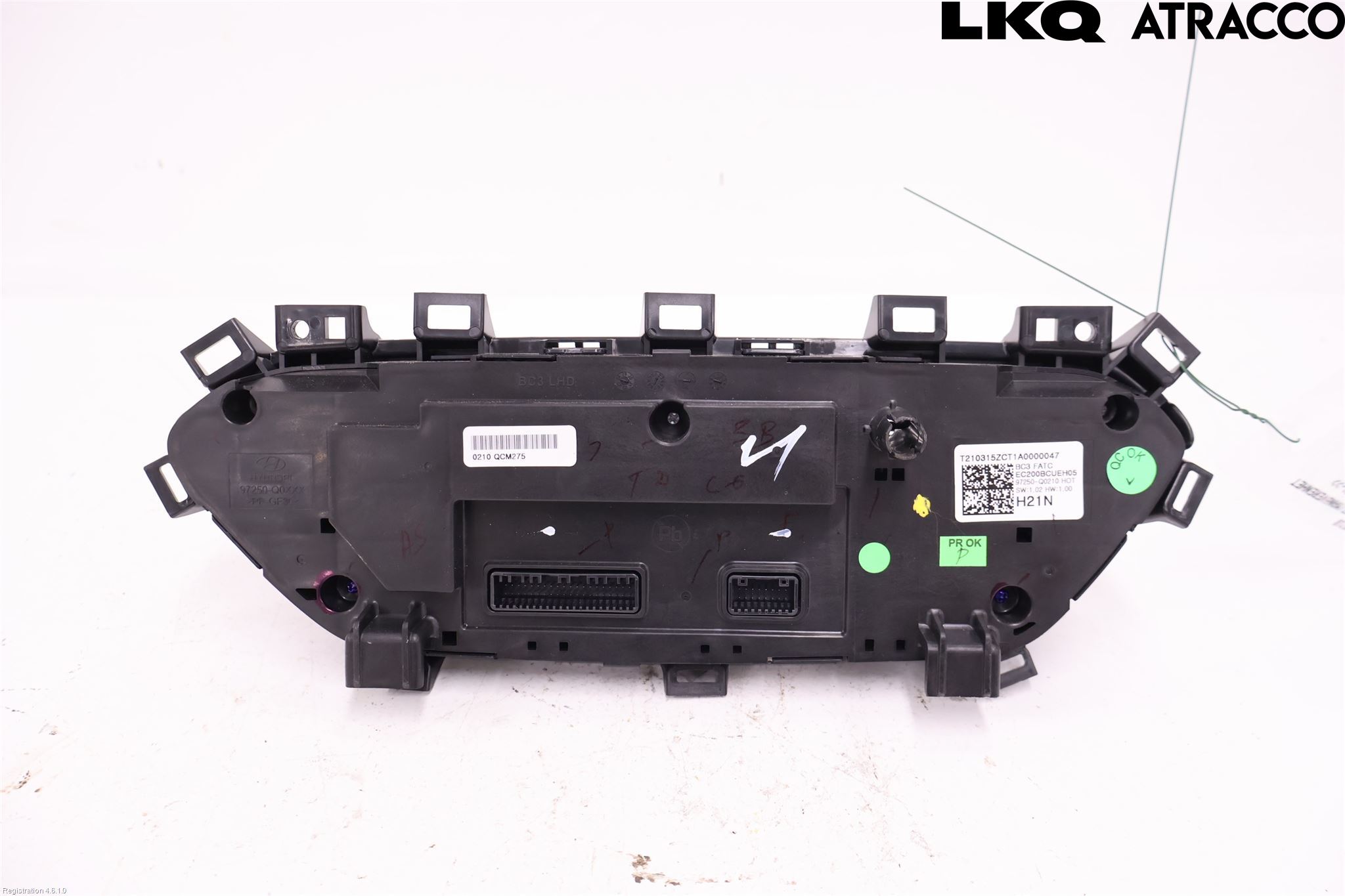 Hyundai i20 BC 21- Varme Ac Betjening-Display