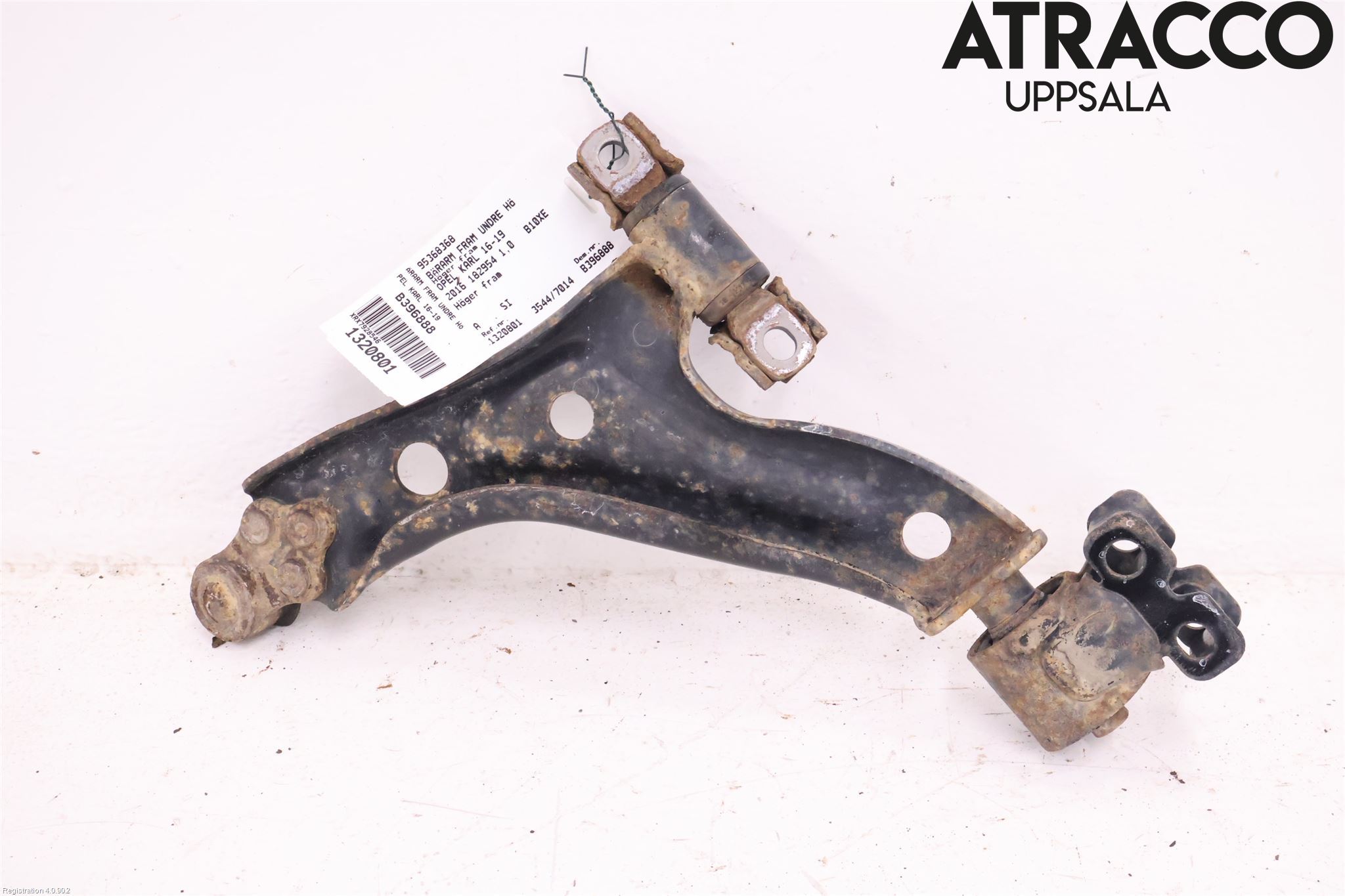 Opel KARL 16-19 Bærearm Foran Høyre Nedre