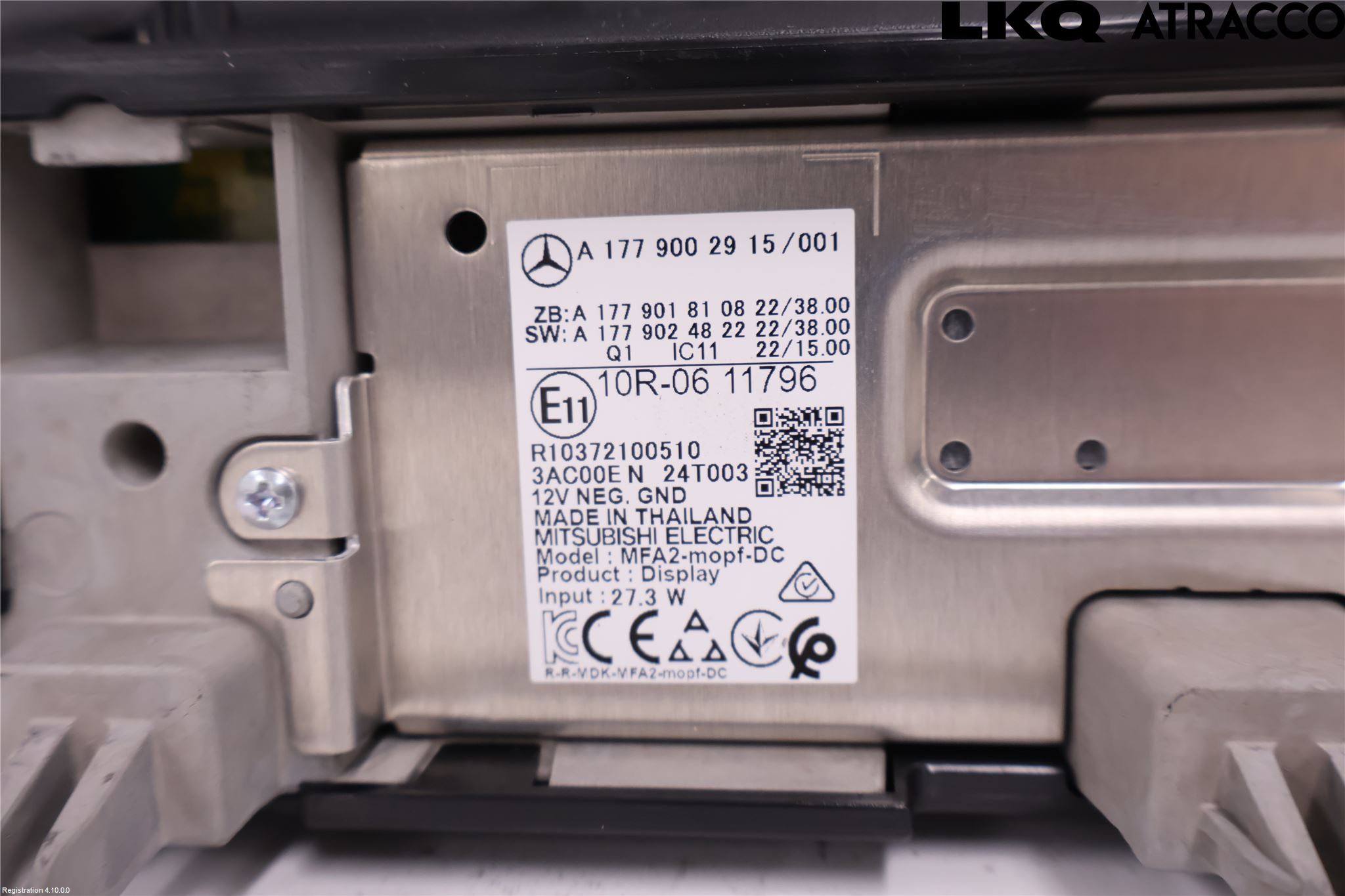 Mercedes-Benz MB CLA-KLASS (C118/X118) 19- Instr Kombinert