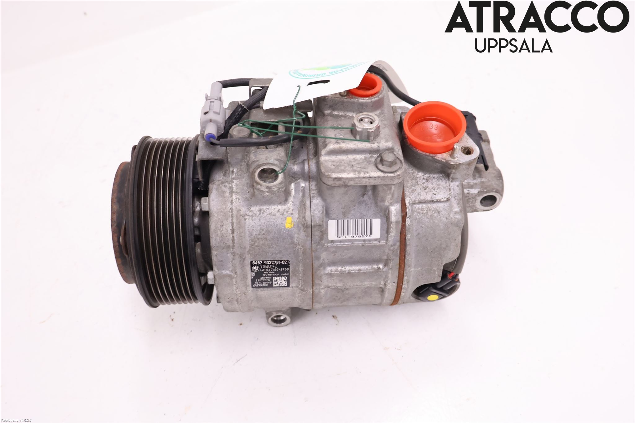 BMW 3 F30/F31/F80 12-19 Varme Ac Kompressor