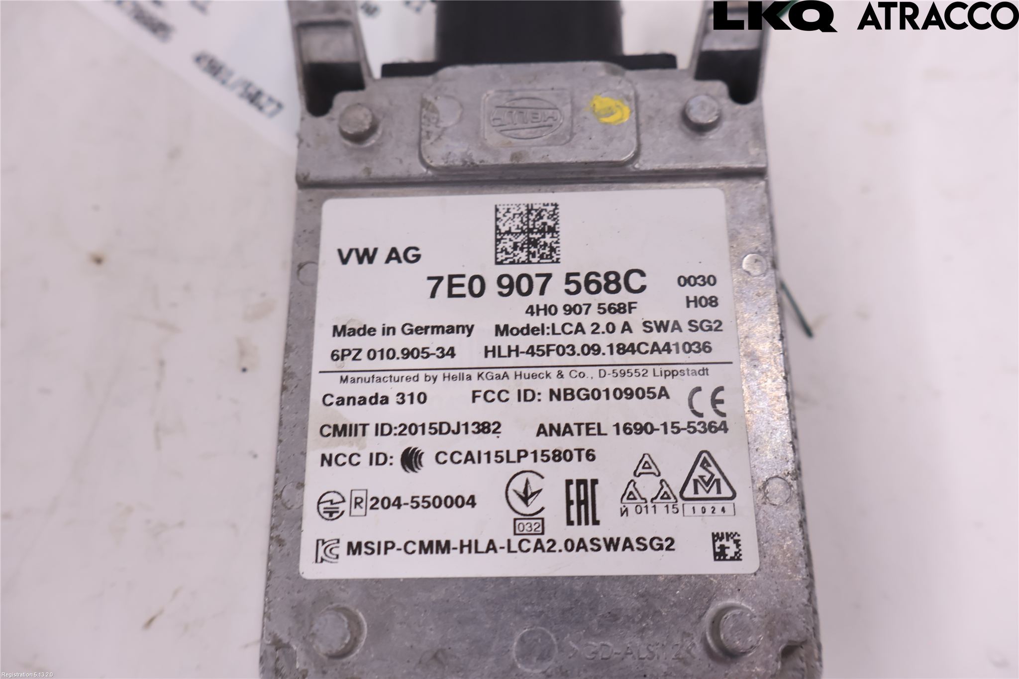 Volkswagen VW MULTIVAN T4-T6 91-21 Sensor Kollisjonsbeskyttelse