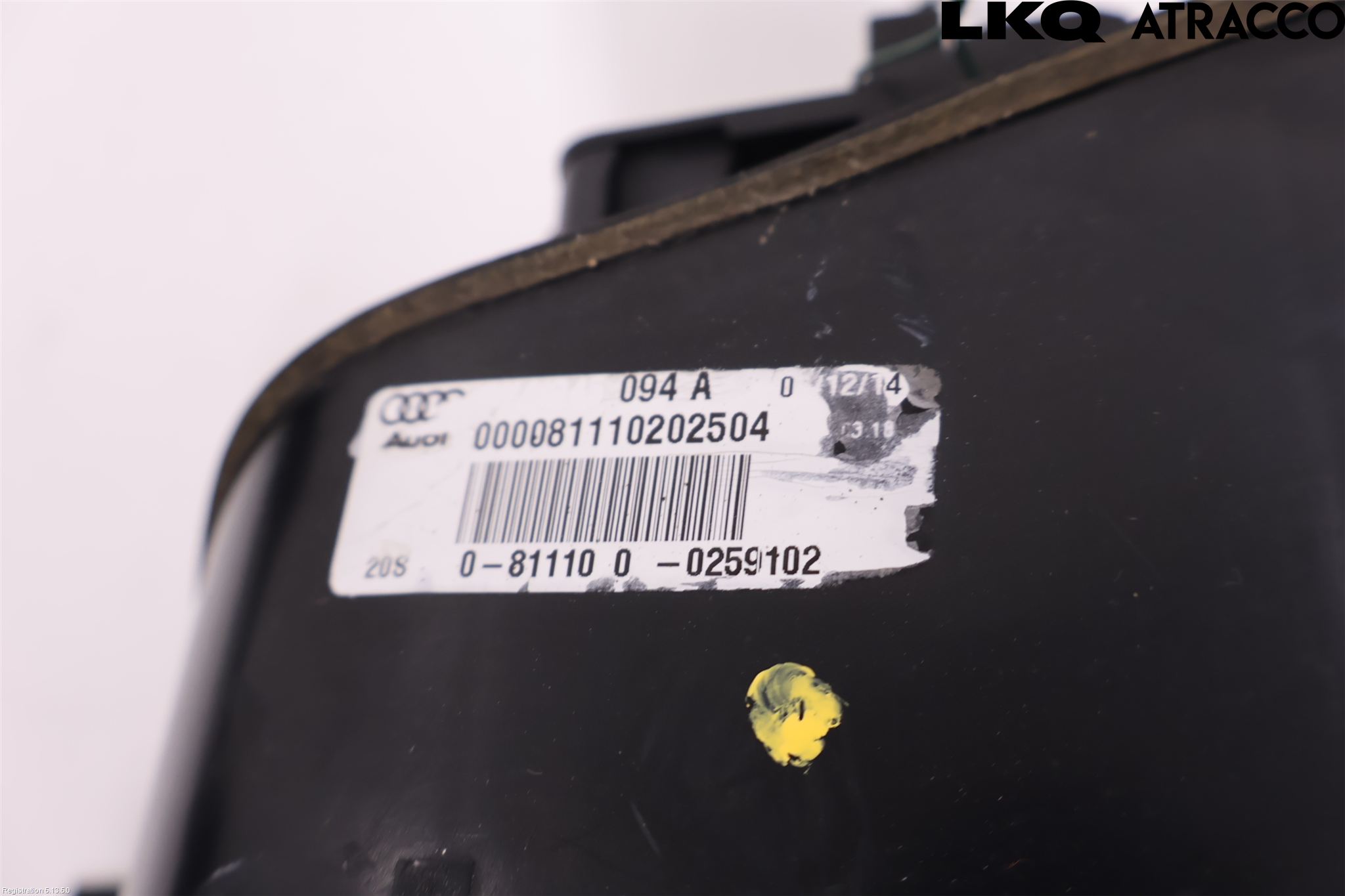 Audi A3/S3 8V 13-20 Baklykt Høyre  På Luke(Indre)
