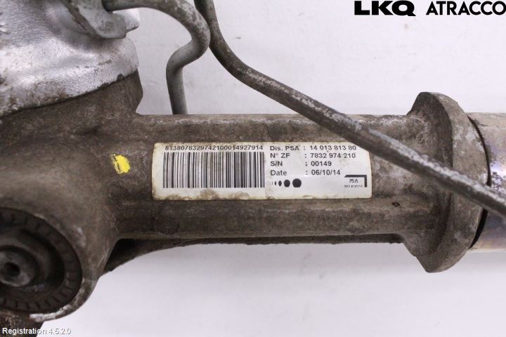 Peugeot EXPERT 07-14 Servo Snekke - Tannstang