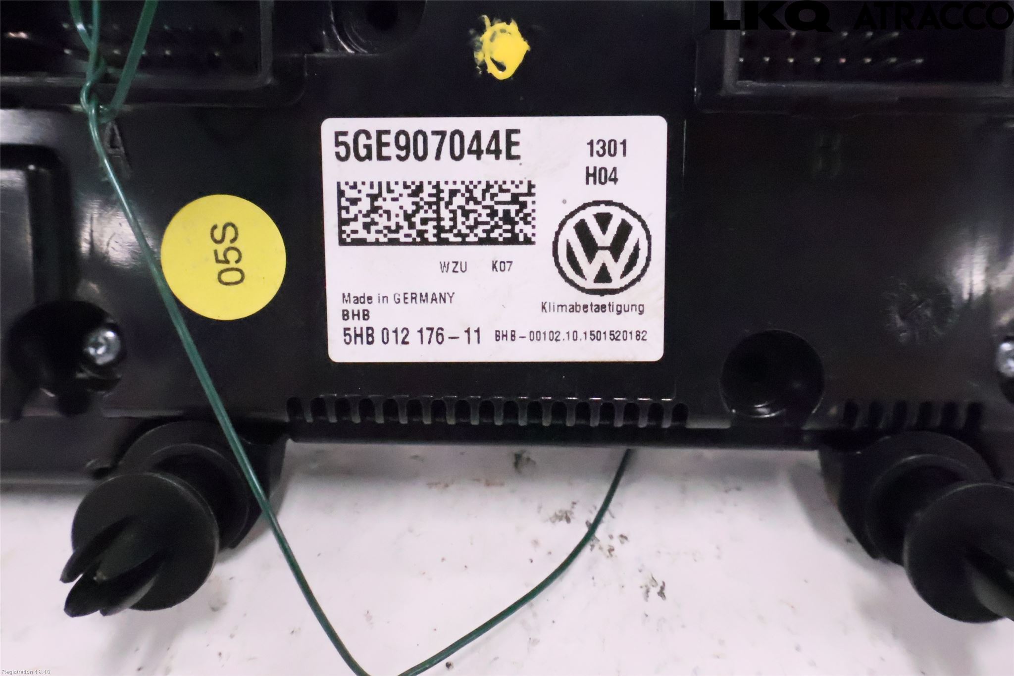 Volkswagen VW PASSAT 15-19 Varme Ac Betjening-Display